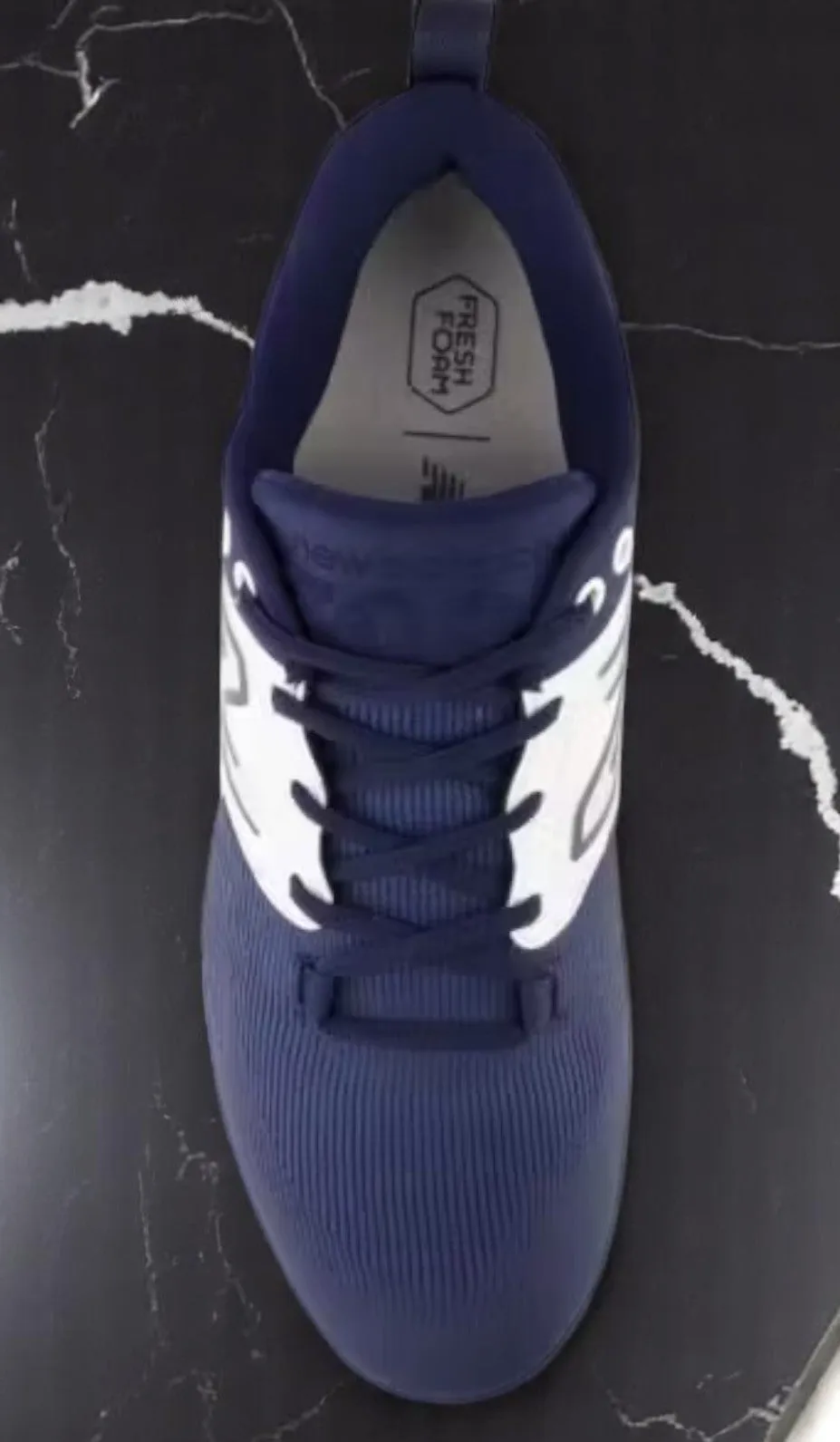 Men's New Balance Fresh Foam 3000V6 Molded 'Navy White' sold by Zulily product image thumbnail 4