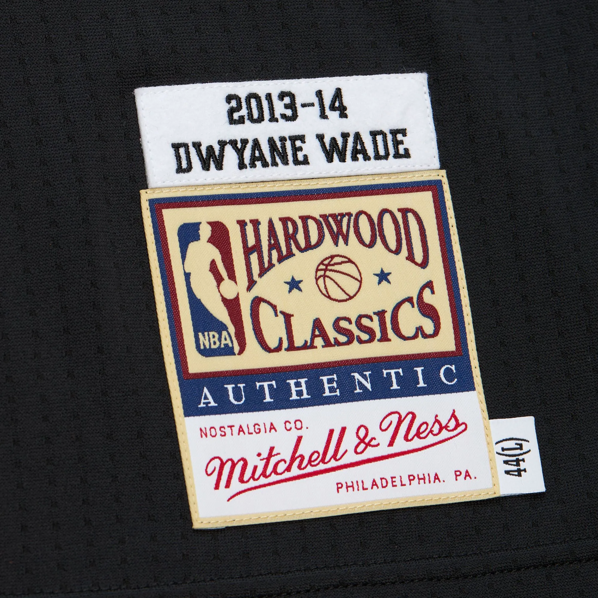 Men's Mitchell & Ness Dark Hwc Jersey Heat 2013 Dwyane Wade sold by Zulily product image thumbnail 3