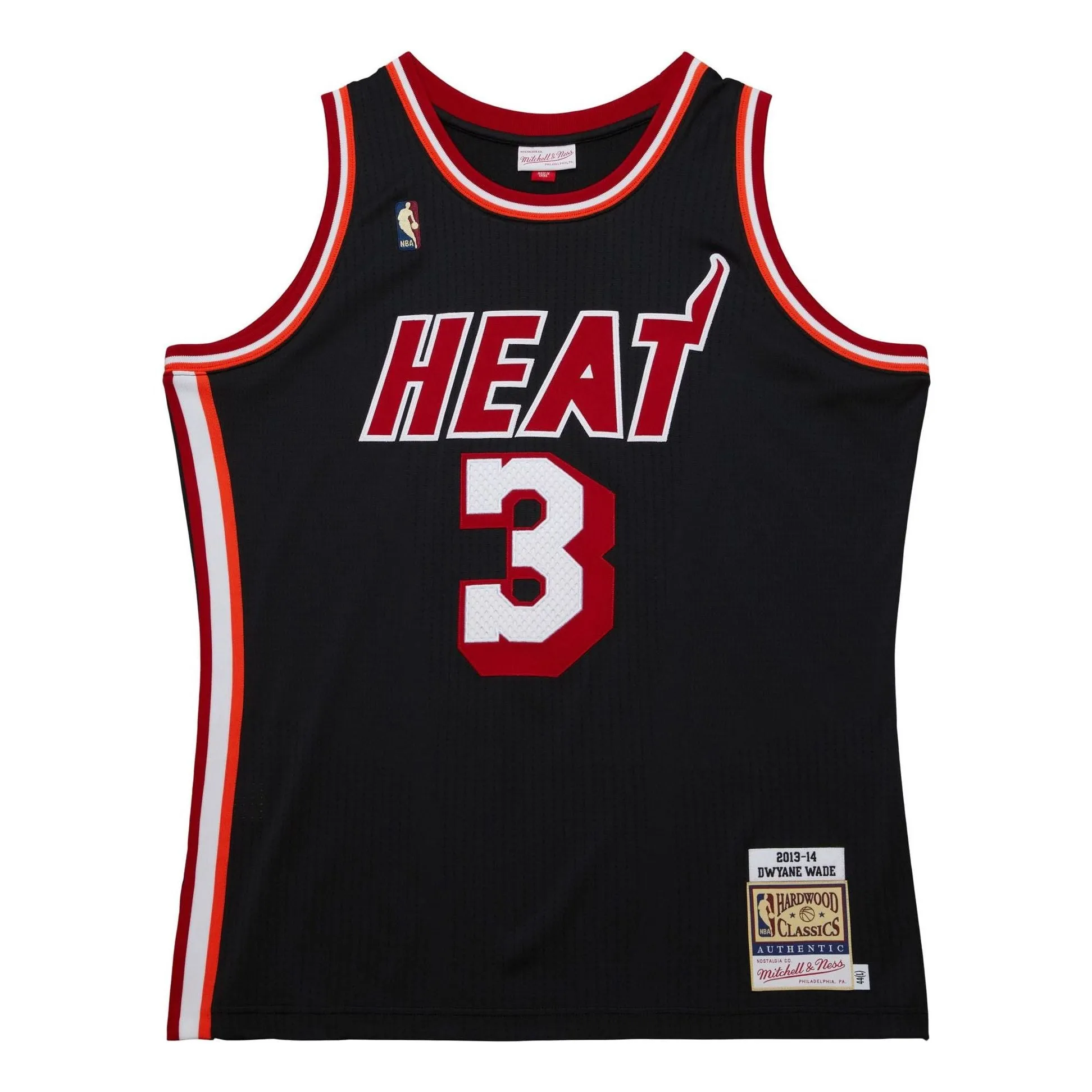 Men's Mitchell & Ness Dark Hwc Jersey Heat 2013 Dwyane Wade sold by Zulily