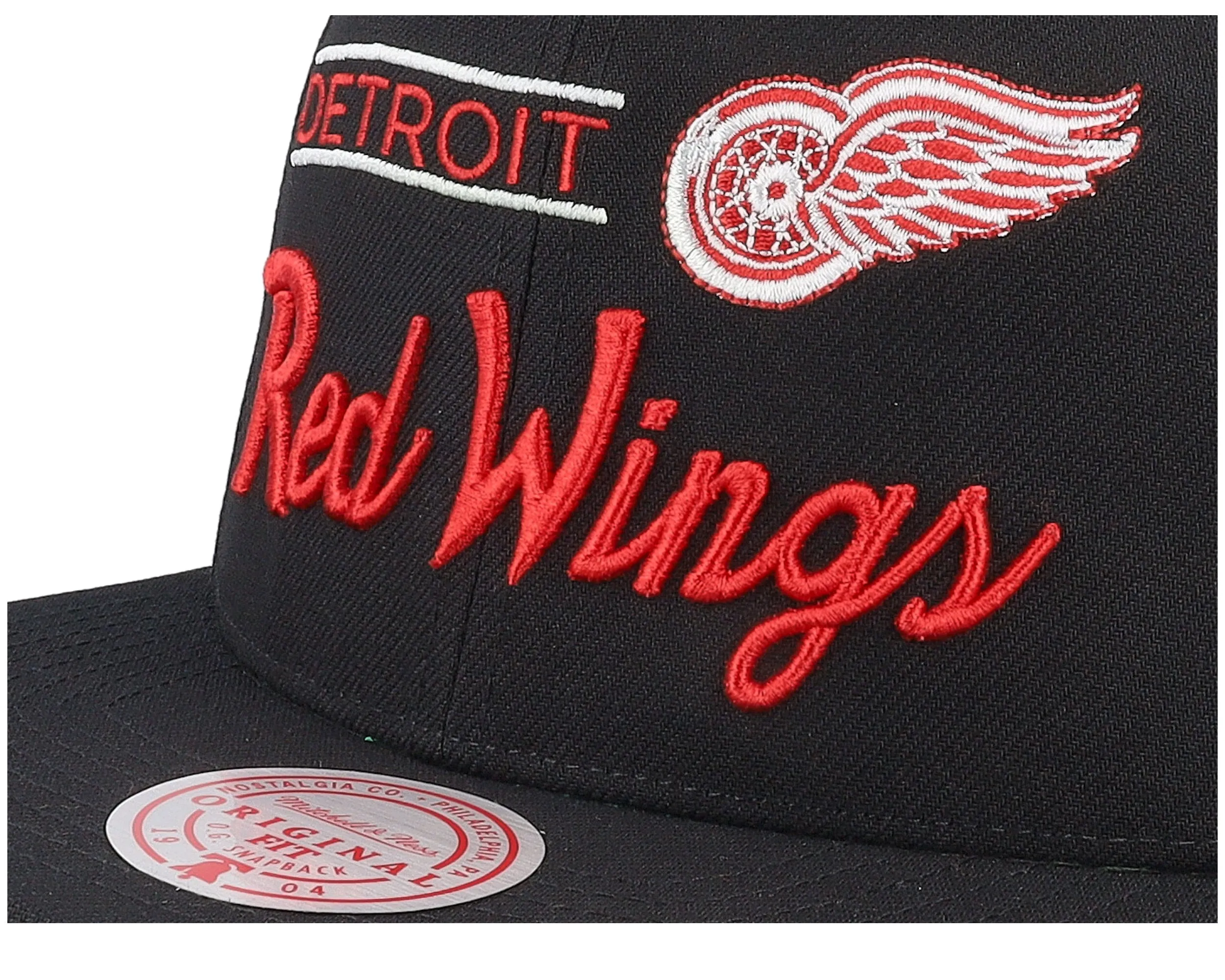 Men's Mitchell & Ness Nhl Retro Lock Up Snapback Red Wings sold by Zulily product image thumbnail 3