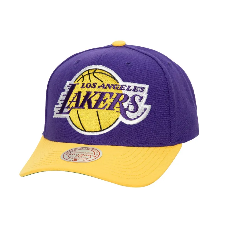 Men's Mitchell & Ness NBA Xl Pro Snapback Lakers sold by Zulily