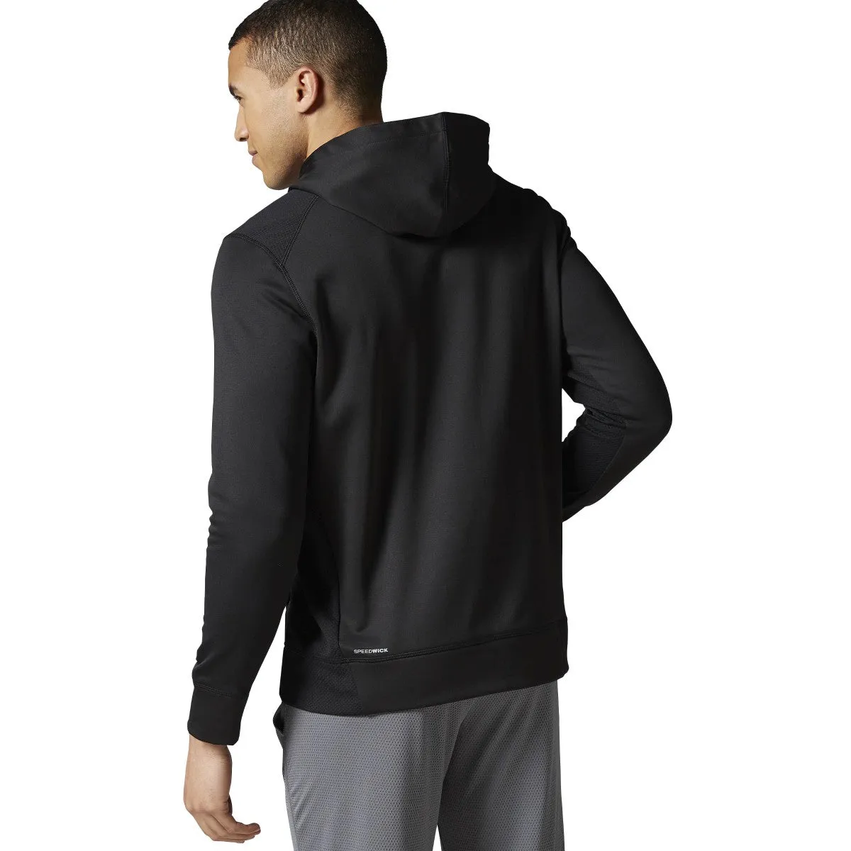 Men's Reebok Workout Ready Fleece Pullover Hoodie sold by Zulily product image thumbnail 2