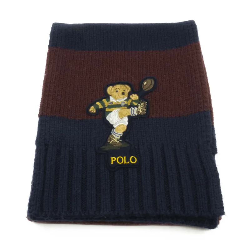 Men's Polo Ralph Lauren Colorblock Rugby Bear Scarf (Kicker) sold by Zulily