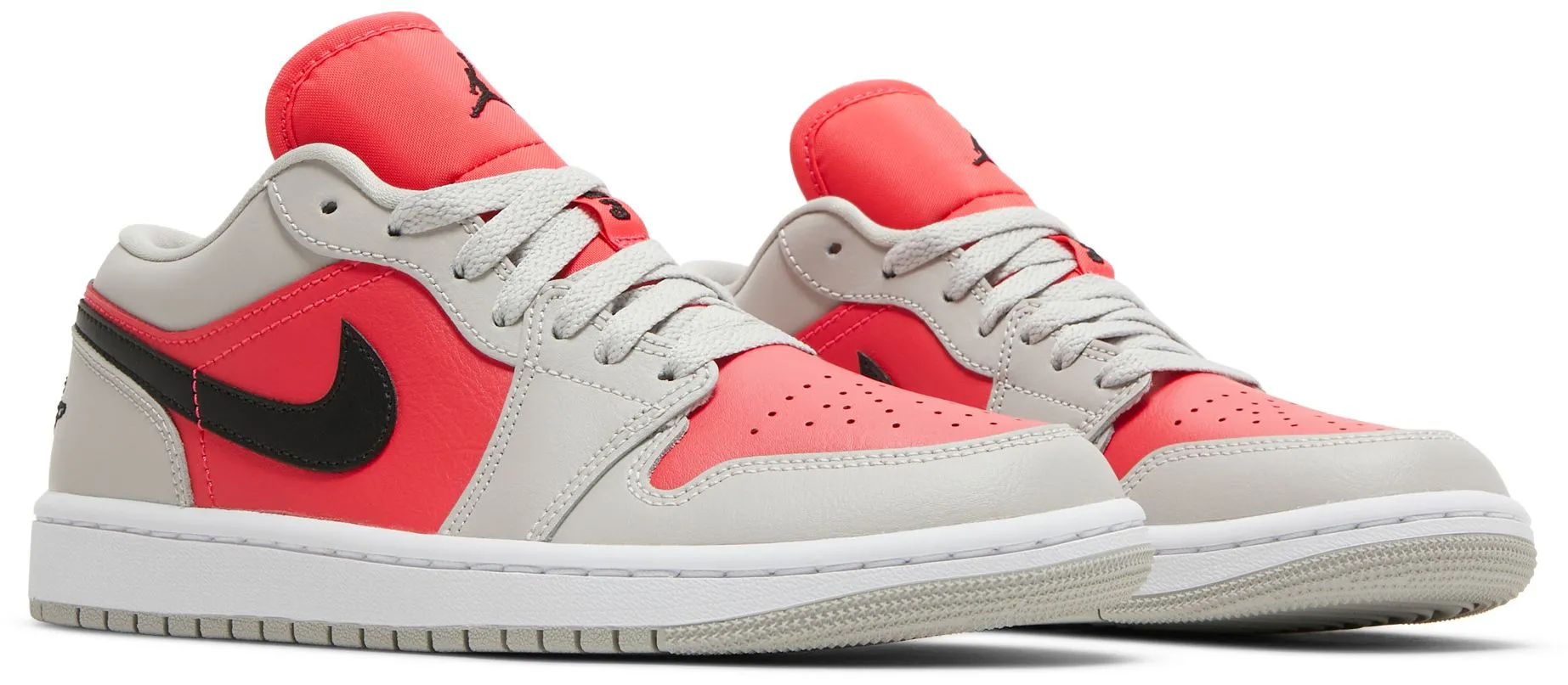Women's Air Jordan Retro 1 Low 'Light Iron Ore Siren Red' sold by Zulily product image thumbnail 2