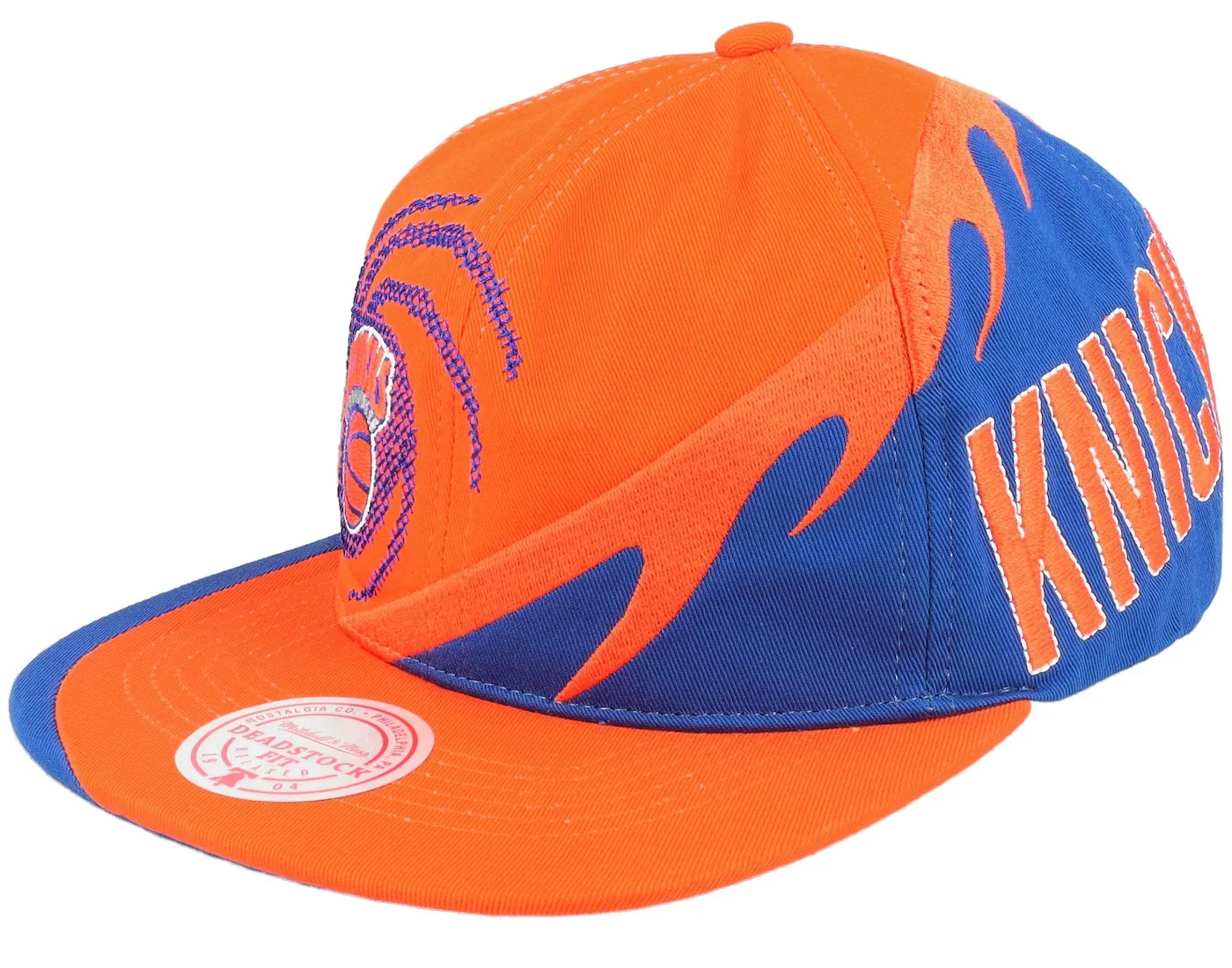 Men's Mitchell & Ness NBA Spiral Deadstock Snapback Hwc Knicks - Orange sold by Zulily