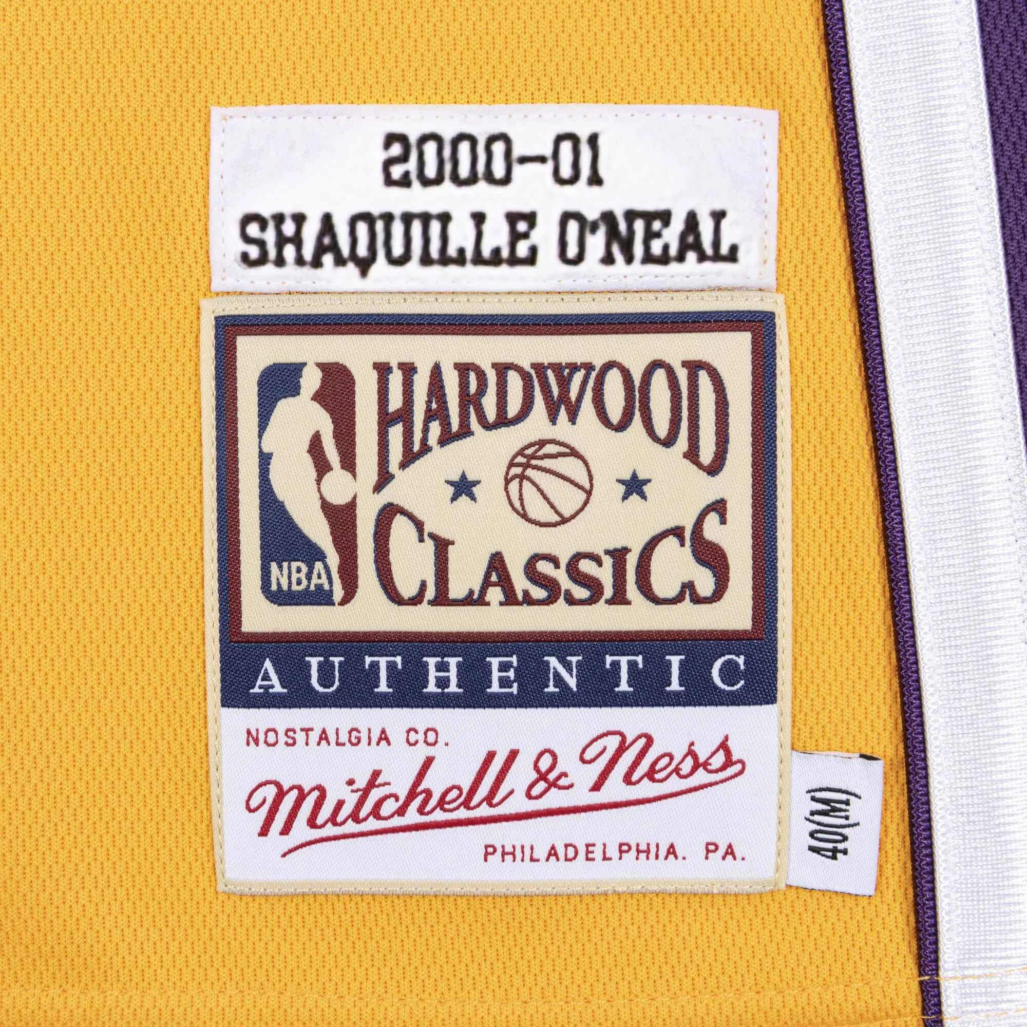 Mitchell & Ness NBA Authentic Jersey La Lakers 00 Shaquille O'Neal sold by Zulily product image thumbnail 3