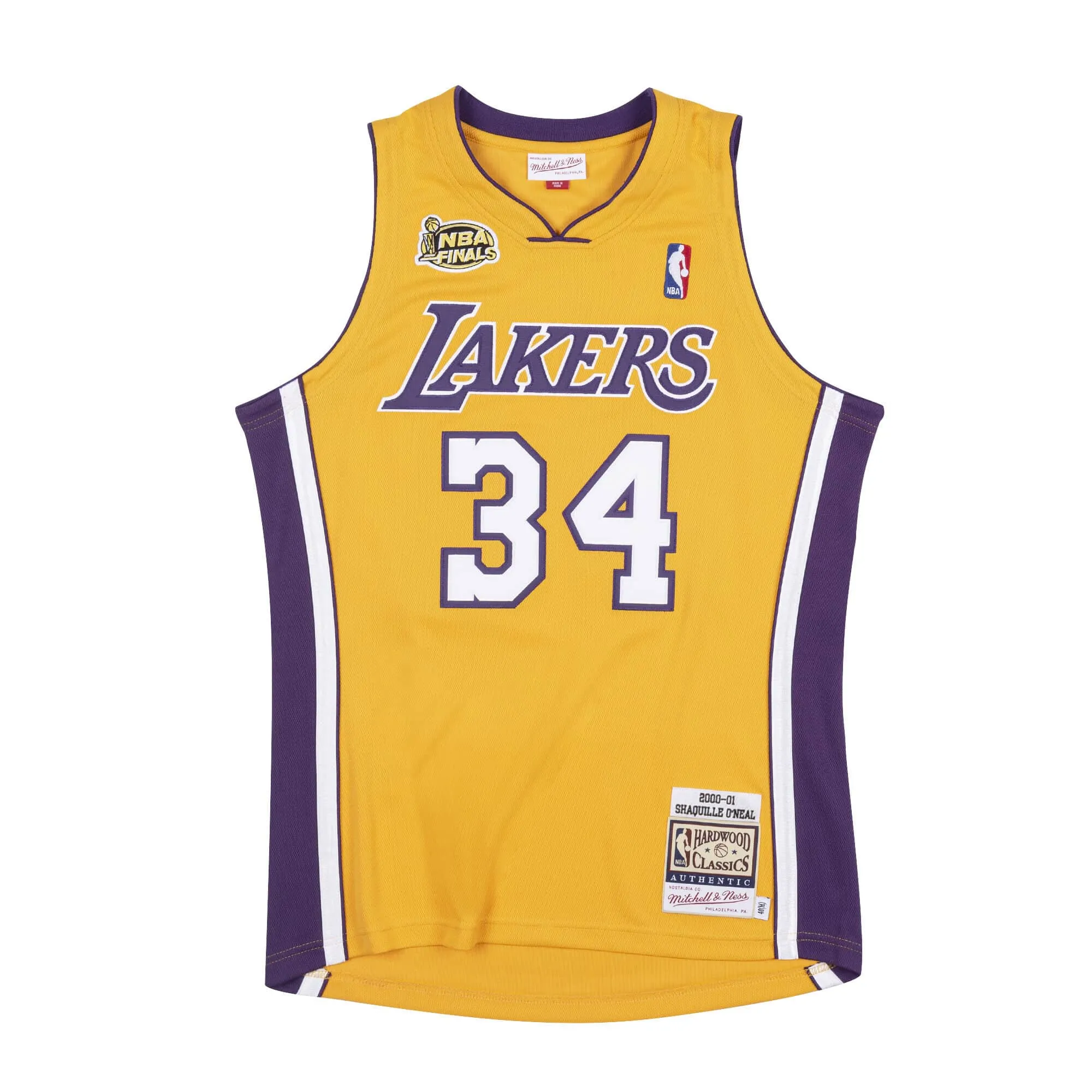 Mitchell & Ness NBA Authentic Jersey La Lakers 00 Shaquille O'Neal sold by Zulily