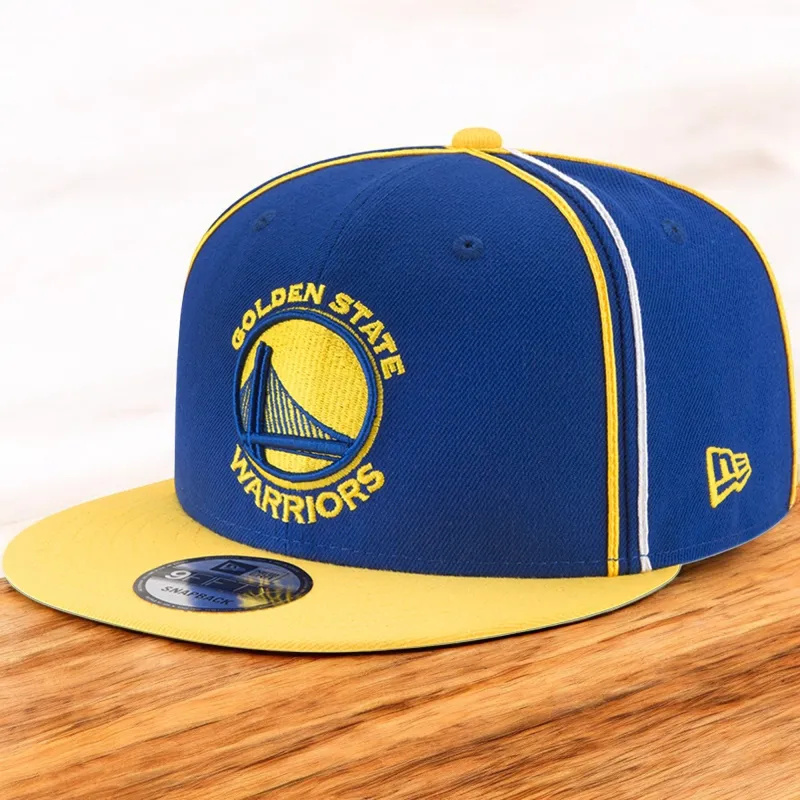 Men's New Era NBA Gs Warriors Y2K Team Soutache 950 Snapback - Blue sold by Zulily