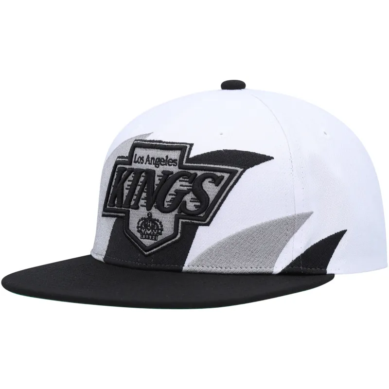 Men's Mitchell & Ness Nhl Vintage Sharktooth Snapback Kings - White sold by Zulily