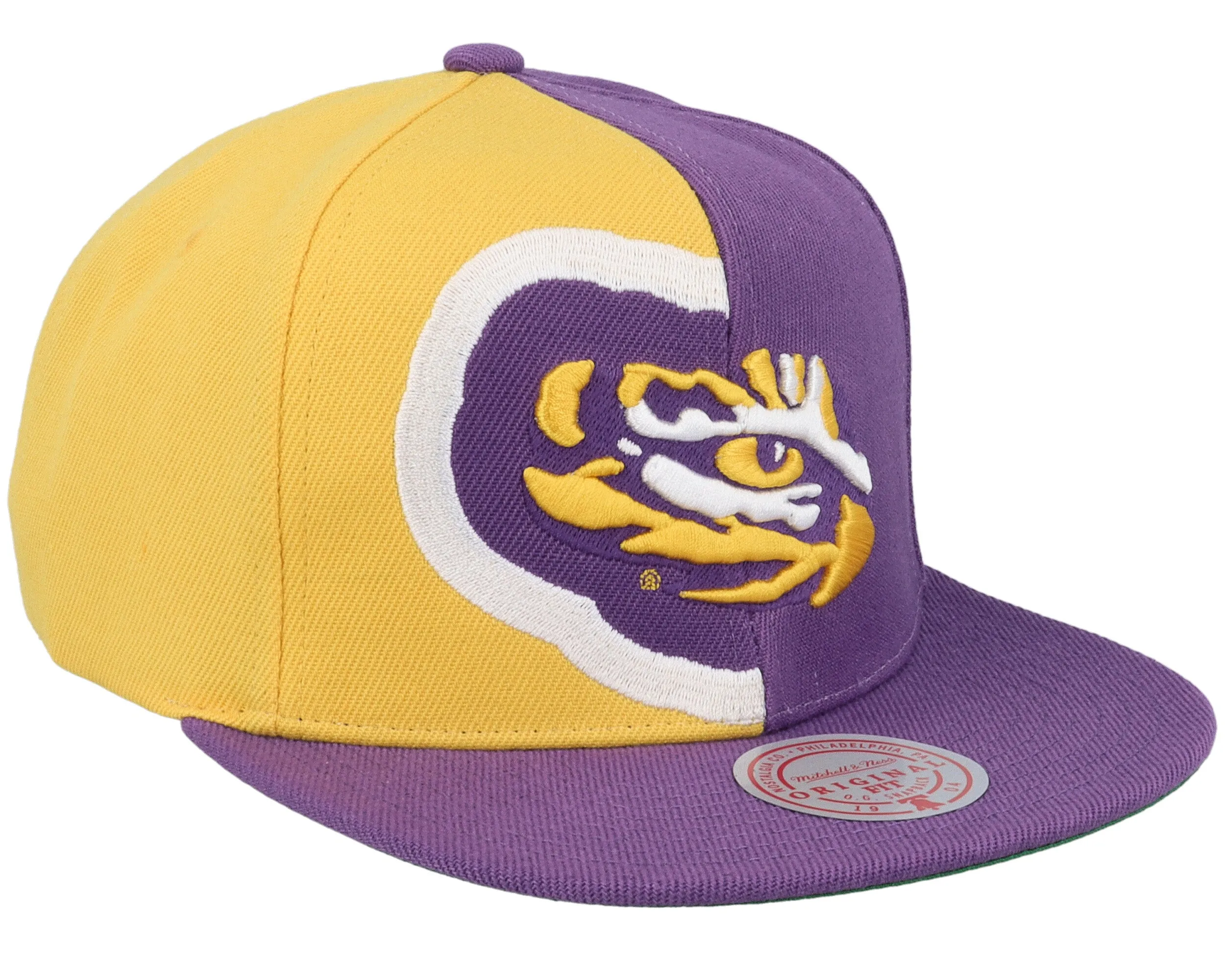 Men's Mitchell & Ness Ncaa Retroline Snapback Lsu sold by Zulily