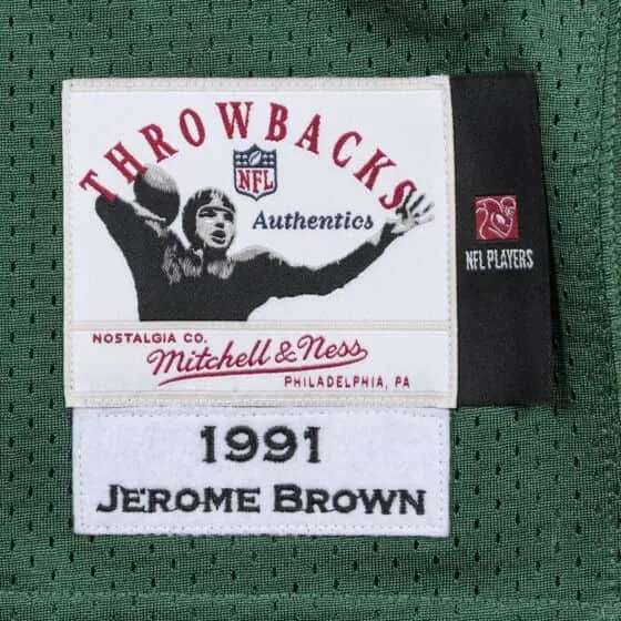 Men's Mitchell & Ness NFL Dark Jersey Eagles 1991 Jerome Brown sold by Zulily product image thumbnail 3