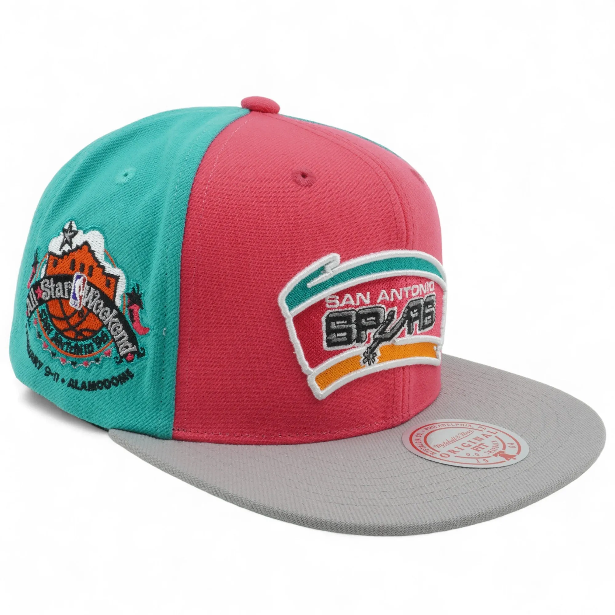 Men's Mitchell & Ness NBA Block Out Snapback Hwc Spurs sold by Zulily product image thumbnail 3