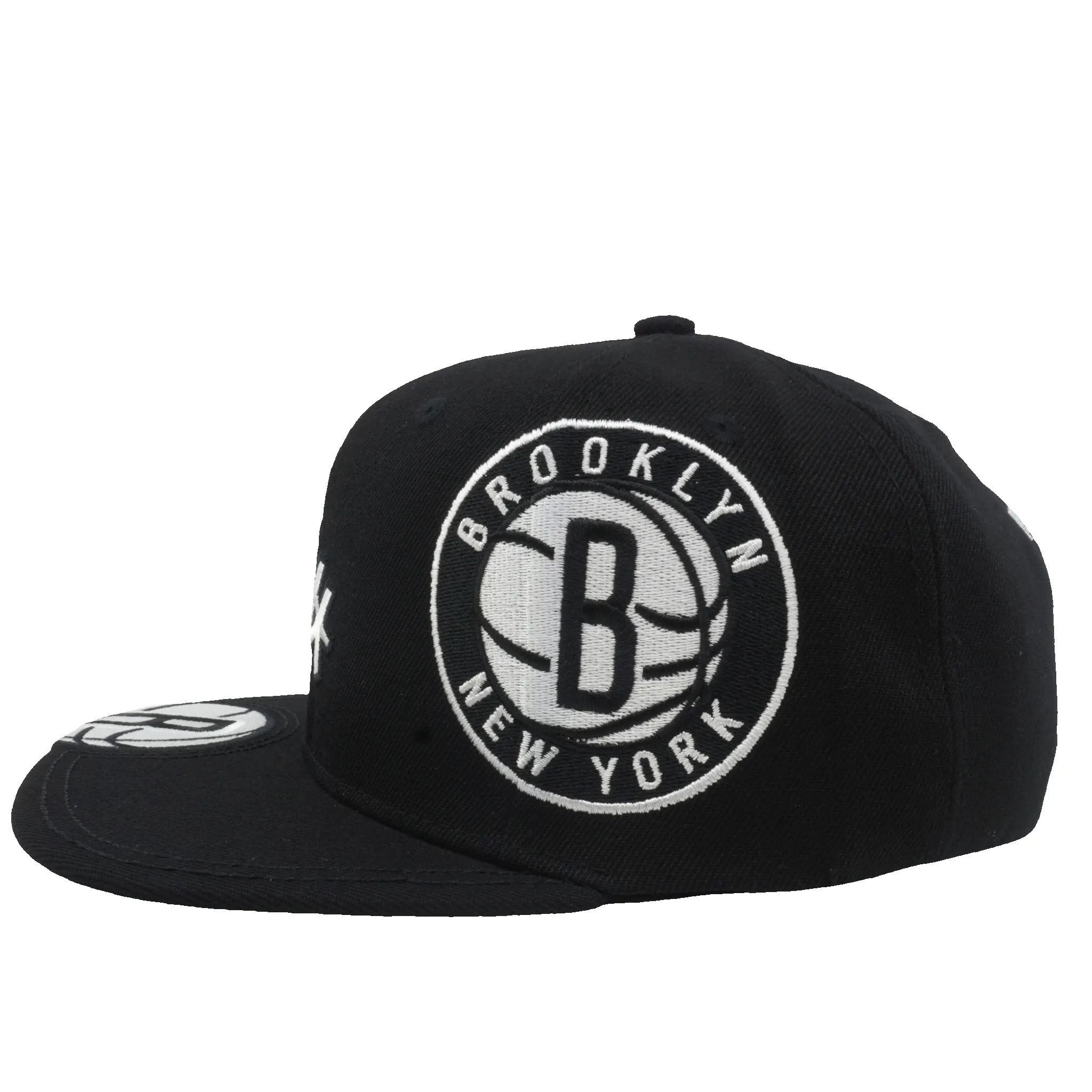 Men's Mitchell & Ness NBA Landed Snapback Nets - Black sold by Zulily product image thumbnail 5