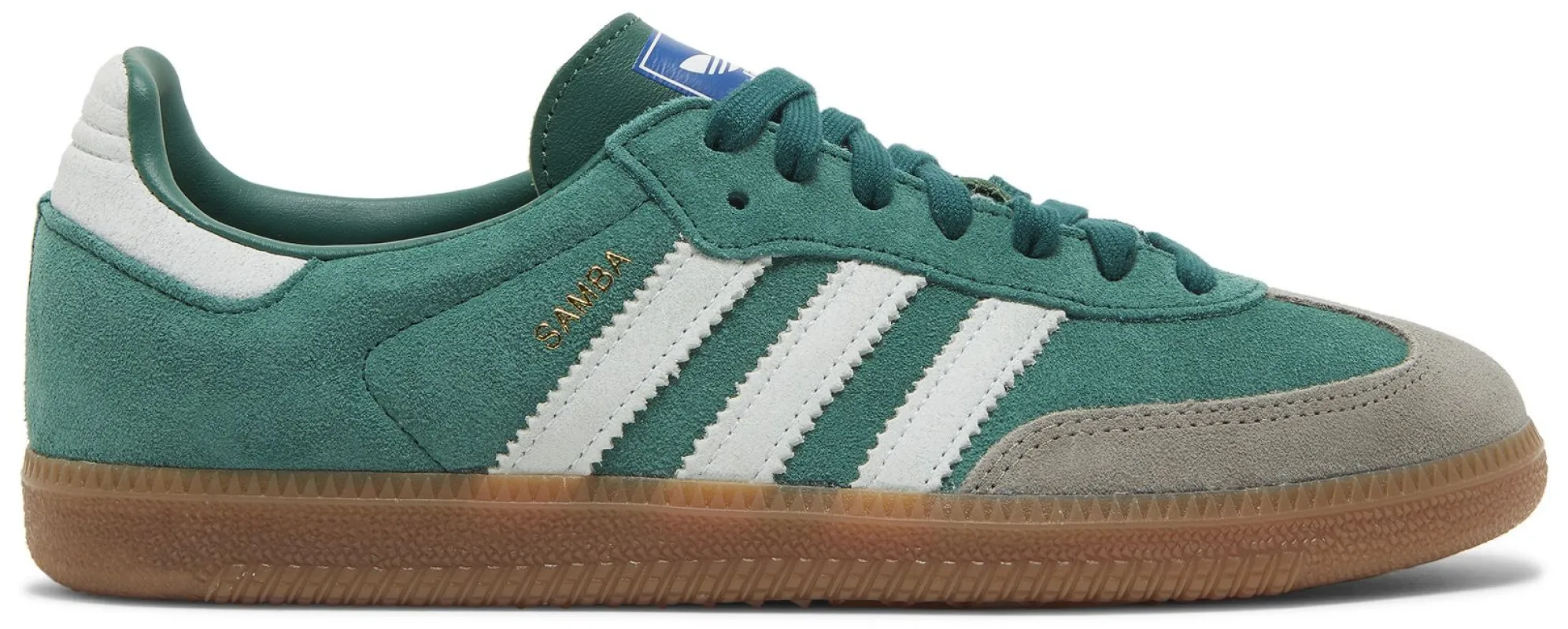 Men's adidas Samba Og' Collegiate Green Gum Grey Toe' sold by Zulily