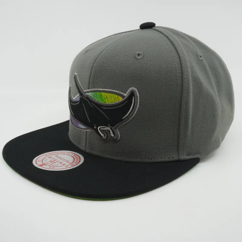 Men's Mitchell & Ness MLB Storm Front Snapback Coop Rays - Grey sold by Zulily