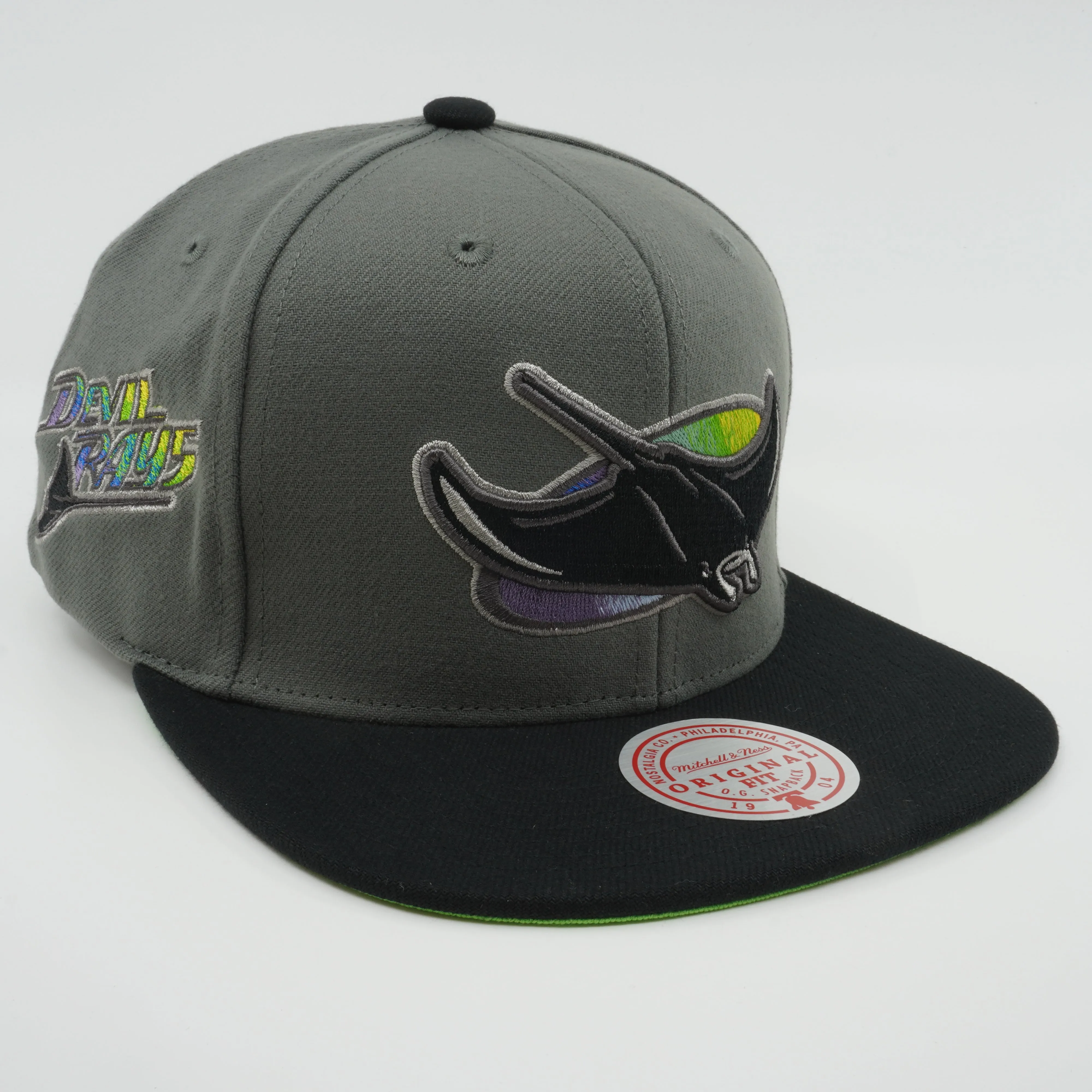 Men's Mitchell & Ness MLB Storm Front Snapback Coop Rays - Grey sold by Zulily product image thumbnail 3
