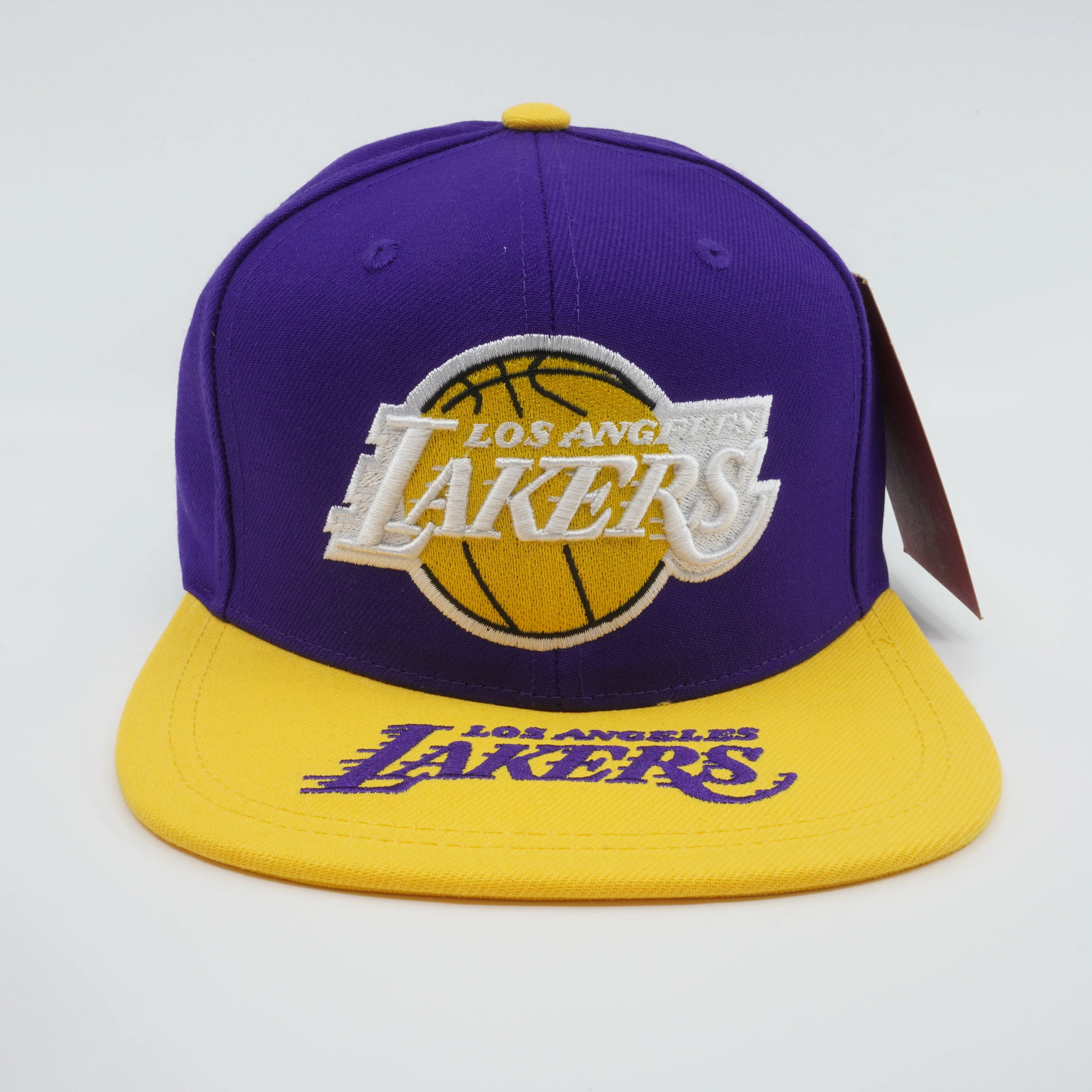 Men's Mitchell & Ness NBA Logo Bill Snapback Lakers - Purple-Yellow sold by Zulily product image thumbnail 2