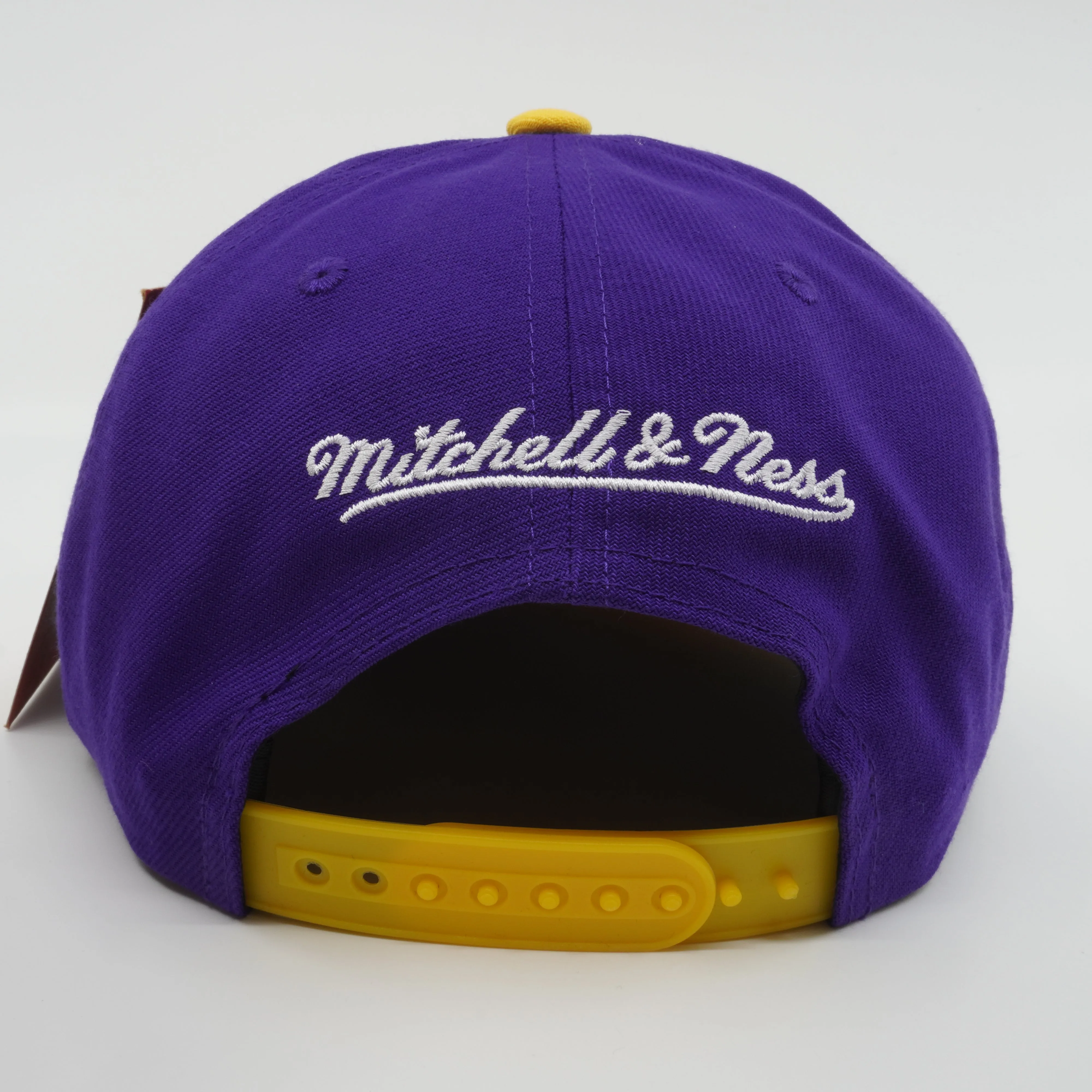 Men's Mitchell & Ness NBA Logo Bill Snapback Lakers - Purple-Yellow sold by Zulily product image thumbnail 4