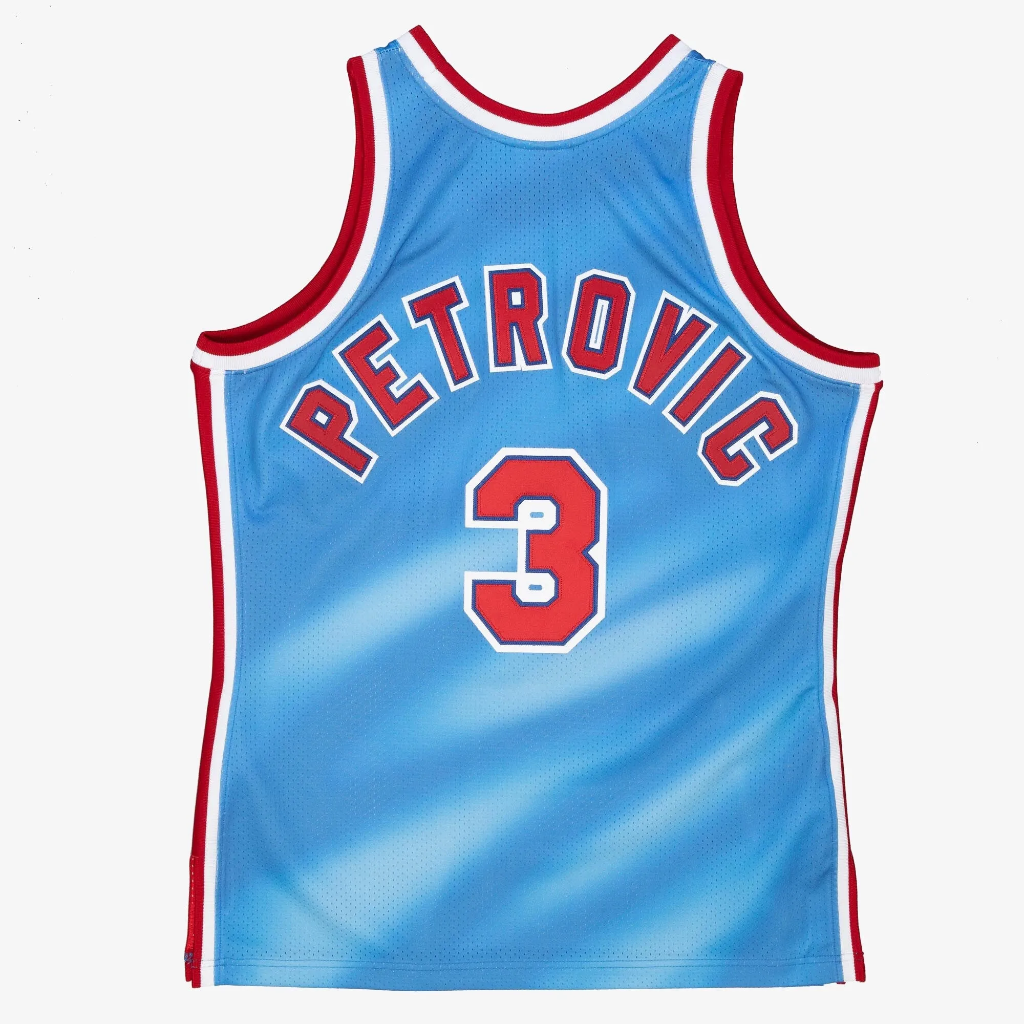 Men's Mitchell & Ness NBA Authentic Jersey Nets 1990 Drazen Petrovic sold by Zulily product image thumbnail 2