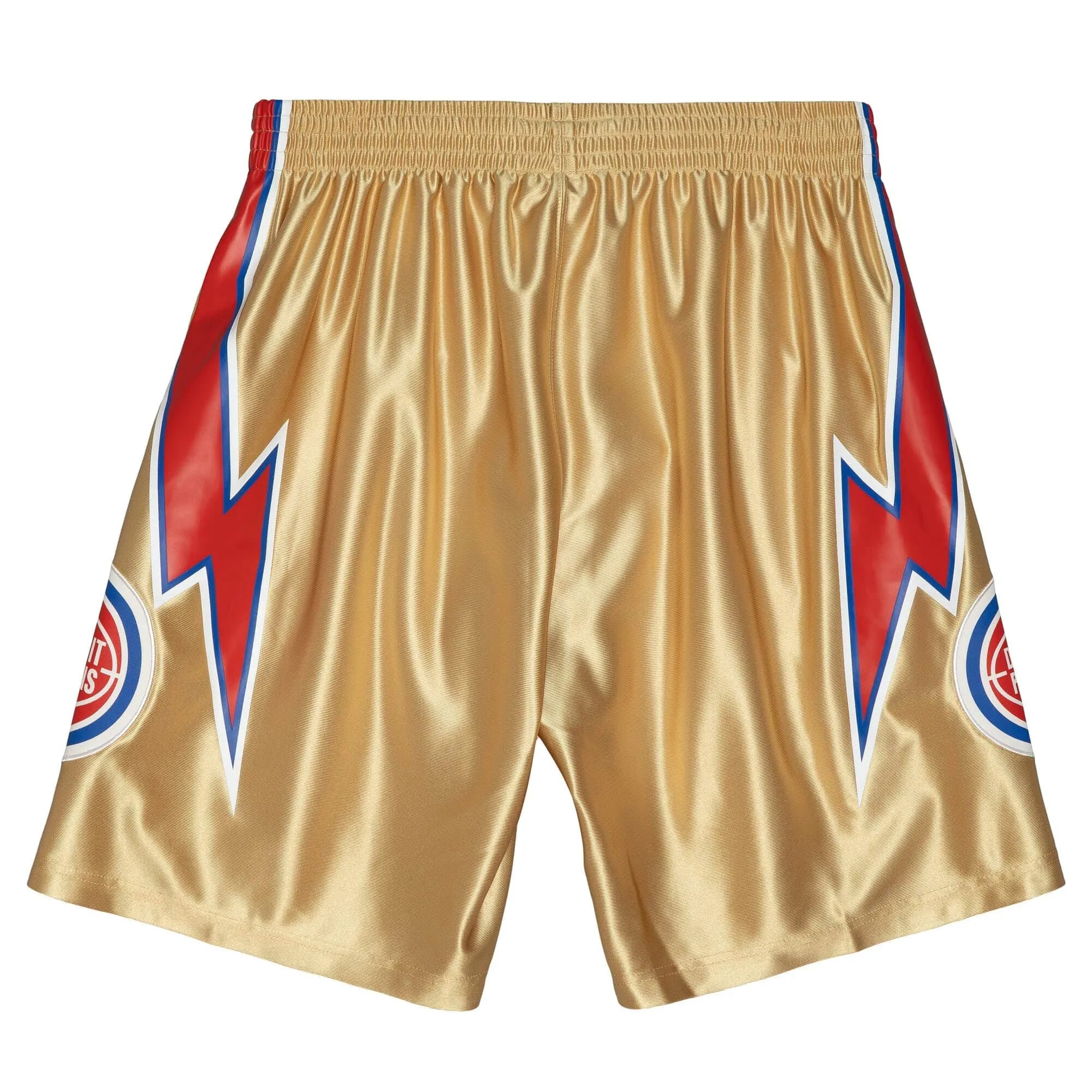 Mitchell & Ness NBA 75Th Gold Swingman Shorts Detroit Pistons 1978 sold by Zulily product image thumbnail 2