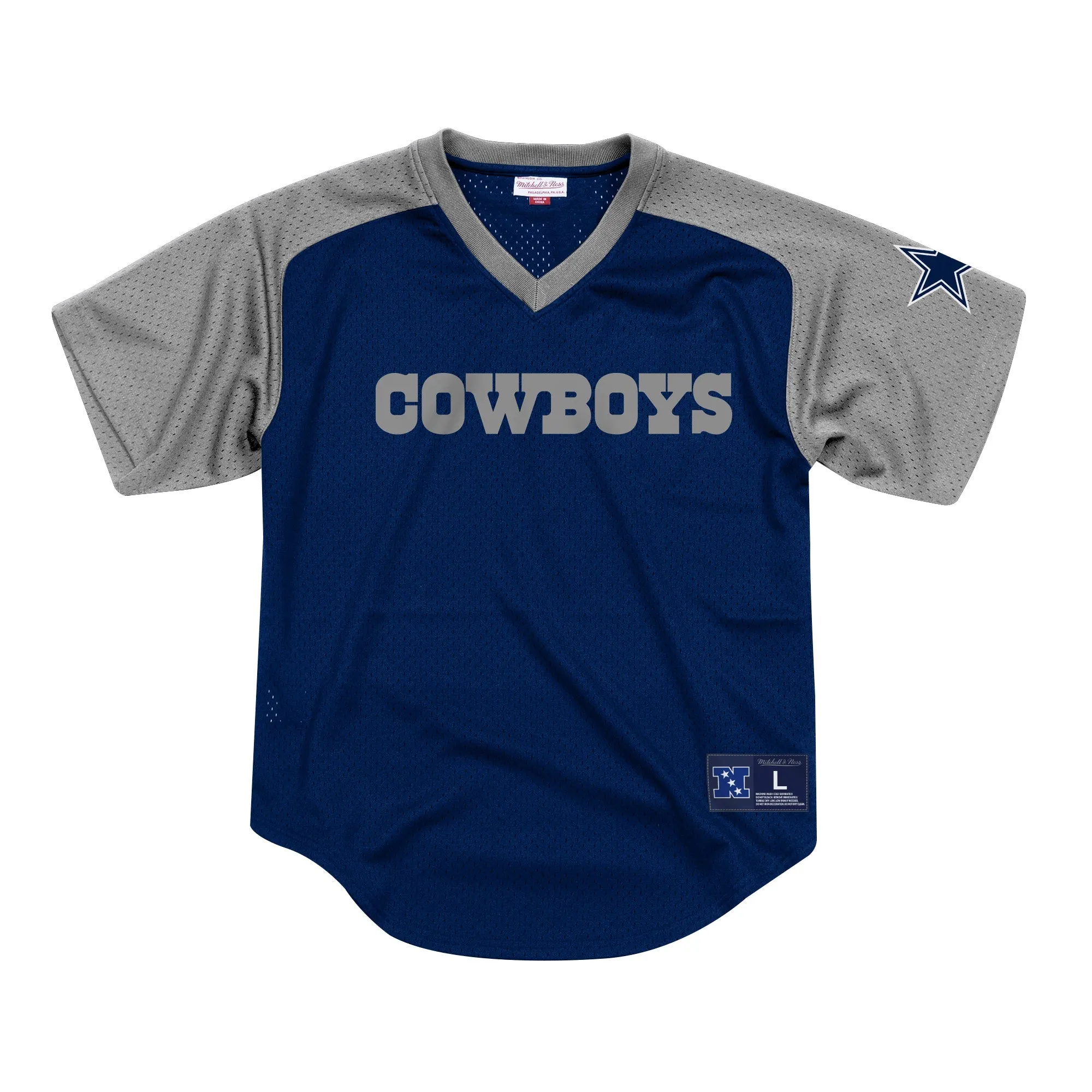 Men's Mitchell & Ness NFL Final Seconds Mesh V-Neck Cowboys sold by Zulily