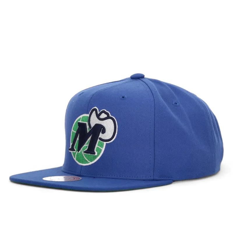 Men's Mitchell & Ness NBA Conference Patch Snapback Hwc Mavericks - Blue sold by Zulily