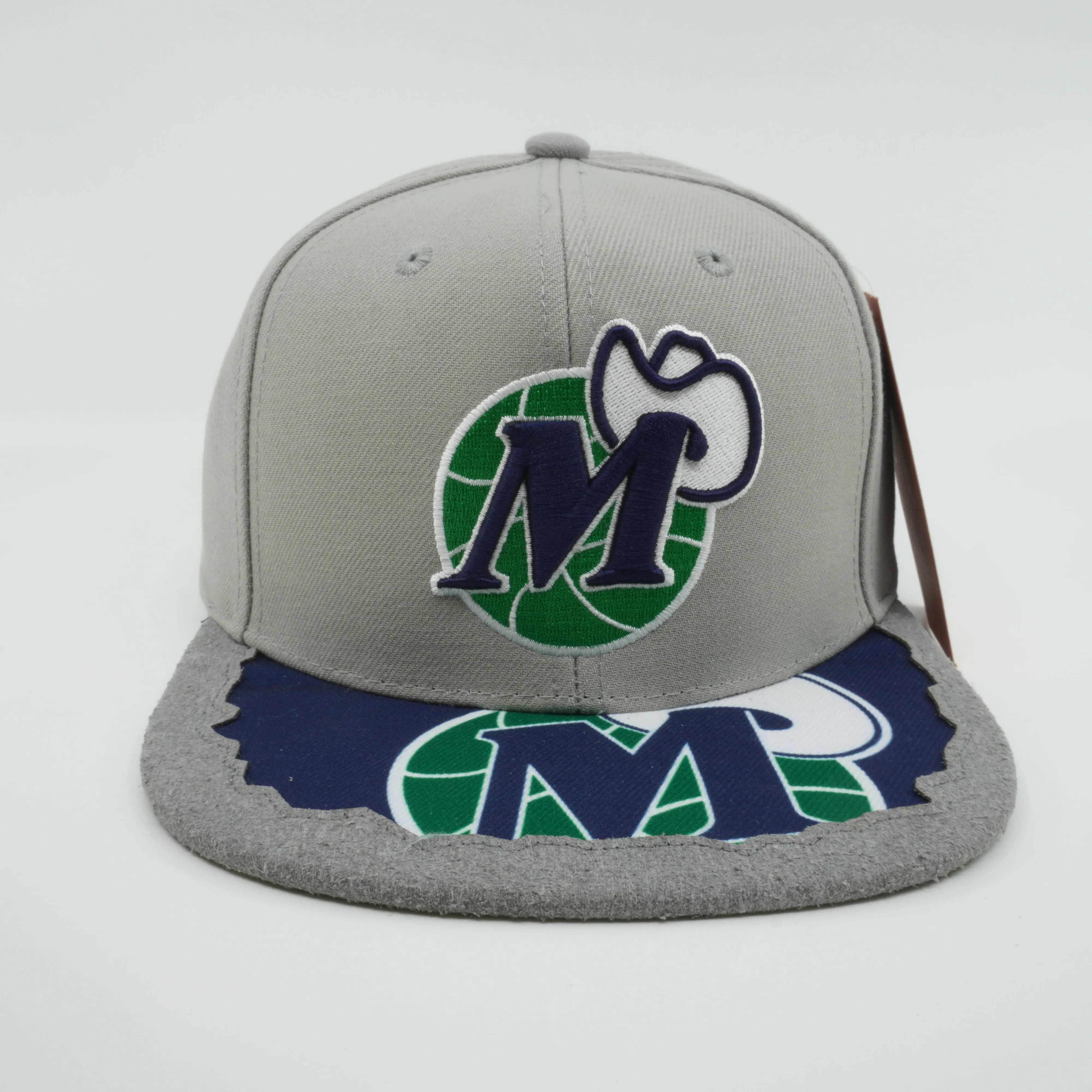 Men's Mitchell & Ness NBA Munch Time Snapback Hwc Mavericks - Grey sold by Zulily product image thumbnail 2