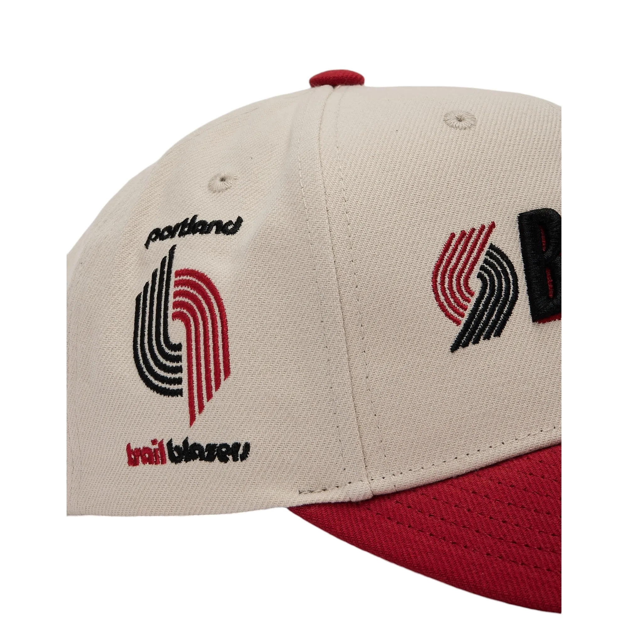 Men's Mitchell & Ness NBA Game On Pro Snapback Hwc Trail Blazers - Off White sold by Zulily product image thumbnail 4