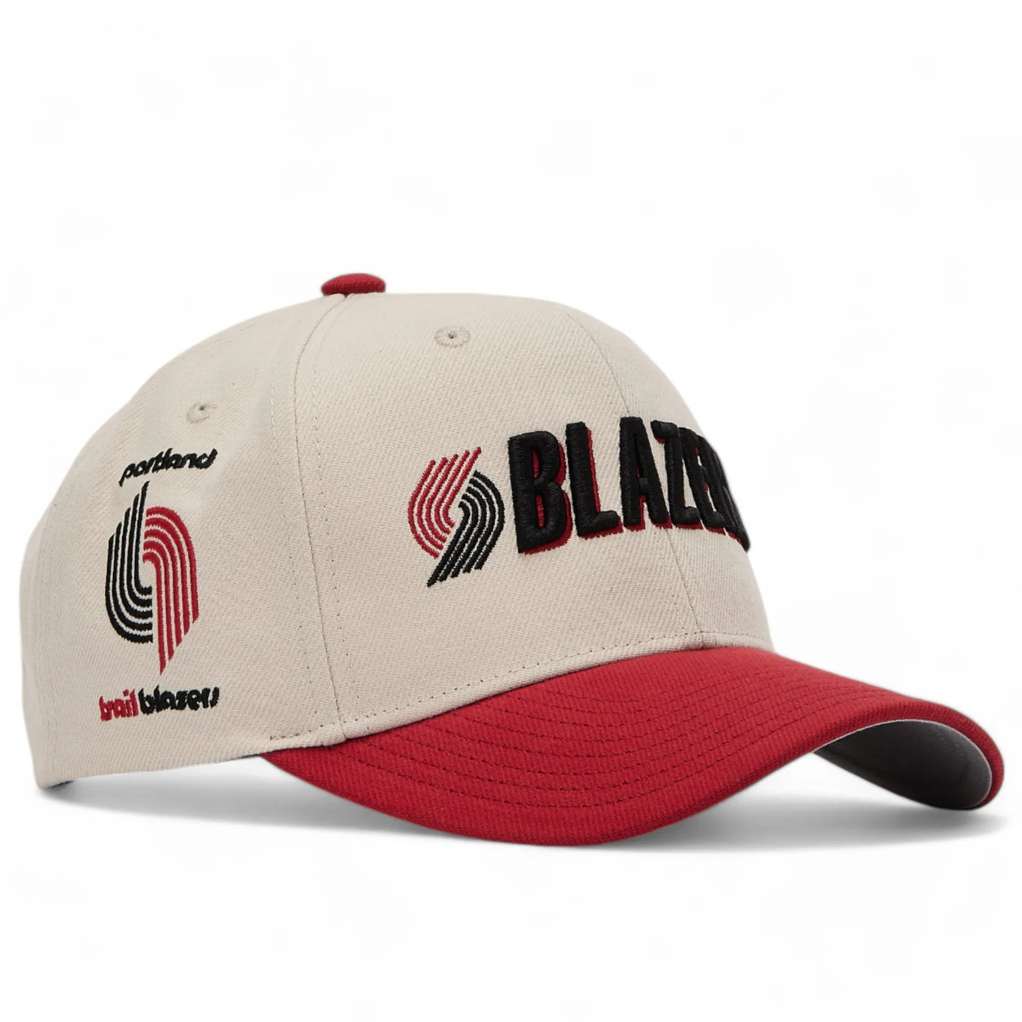 Men's Mitchell & Ness NBA Game On Pro Snapback Hwc Trail Blazers - Off White sold by Zulily product image thumbnail 3