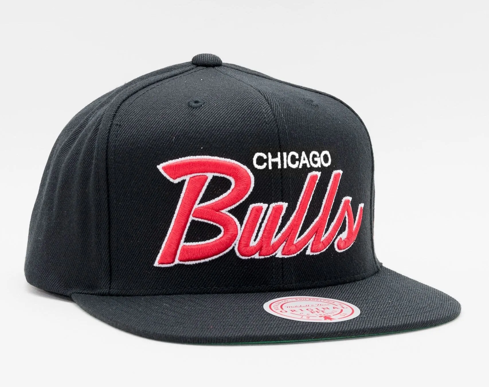 Men's Mitchell & Ness NBA Script Bulls sold by Zulily