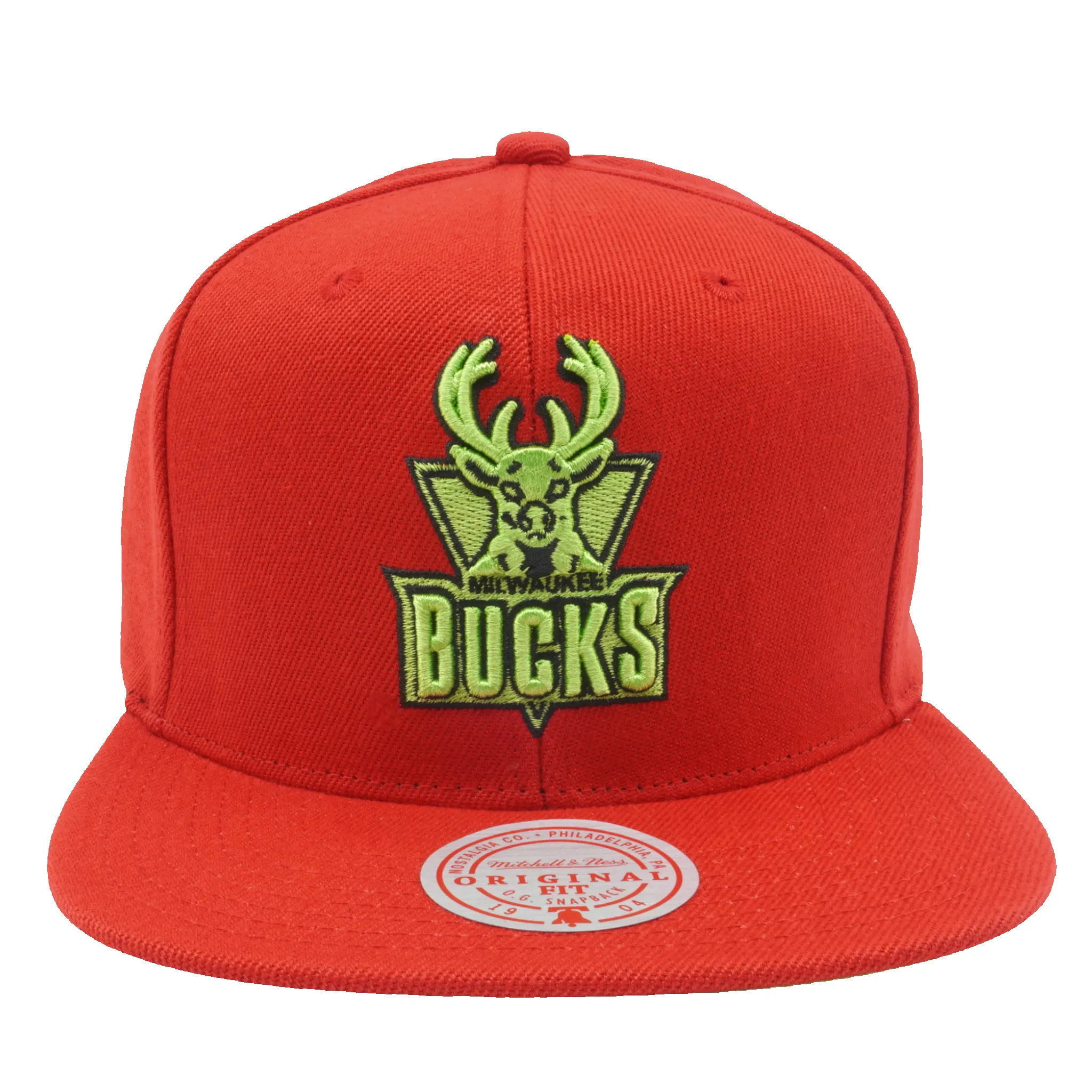 Men's Mitchell & Ness NBA Reverse Candy Apple Snapback Hwc Bucks sold by Zulily product image thumbnail 2