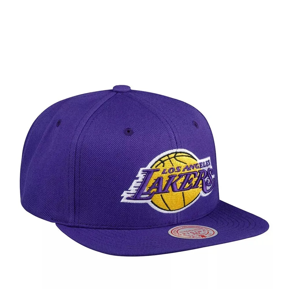 Men's Mitchell & Ness NBA Core Basic Snapback Lakers - Purple sold by Zulily product image thumbnail 2