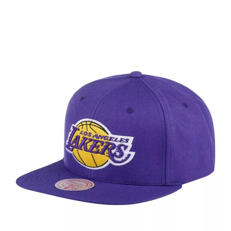 Men's Mitchell & Ness NBA Core Basic Snapback Lakers - Purple sold by Zulily