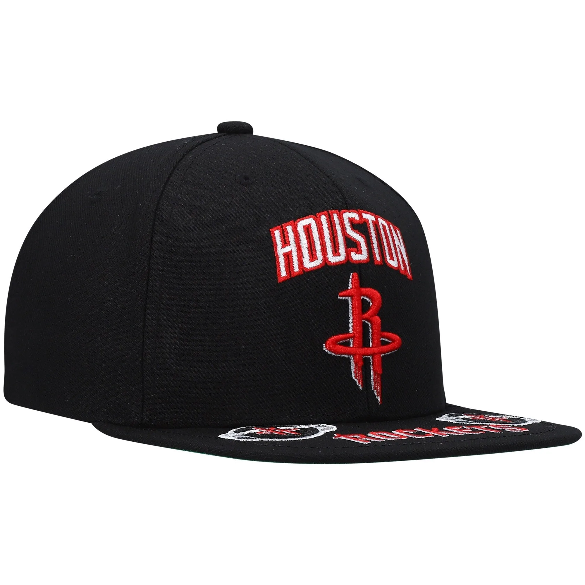 Men's Mitchell & Ness NBA Front Loaded Snapback Rockets - Black sold by Zulily product image thumbnail 3