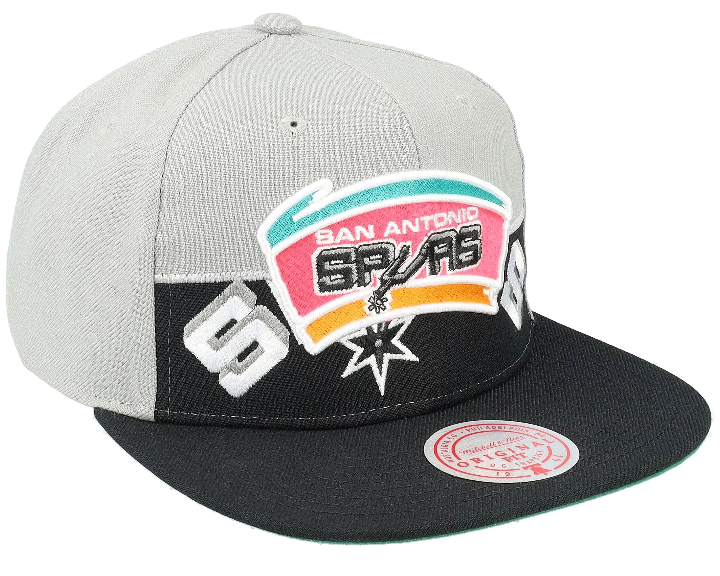 Men's Mitchell & Ness NBA Half N Half Snapback Hwc Spurs sold by Zulily product image thumbnail 2