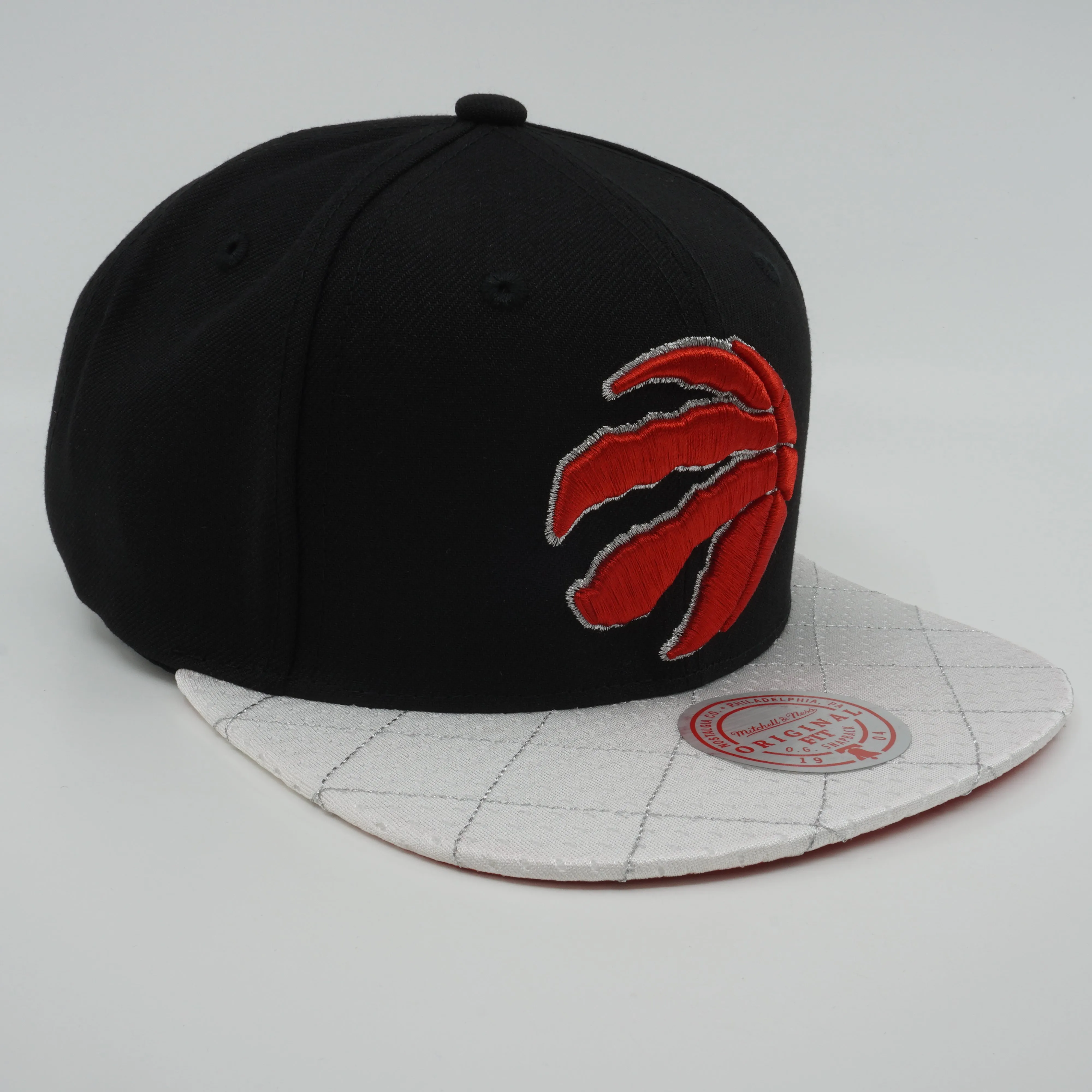 Men's Mitchell & Ness NBA 75Th Platinum Snapback Raptors - Black sold by Zulily product image thumbnail 3