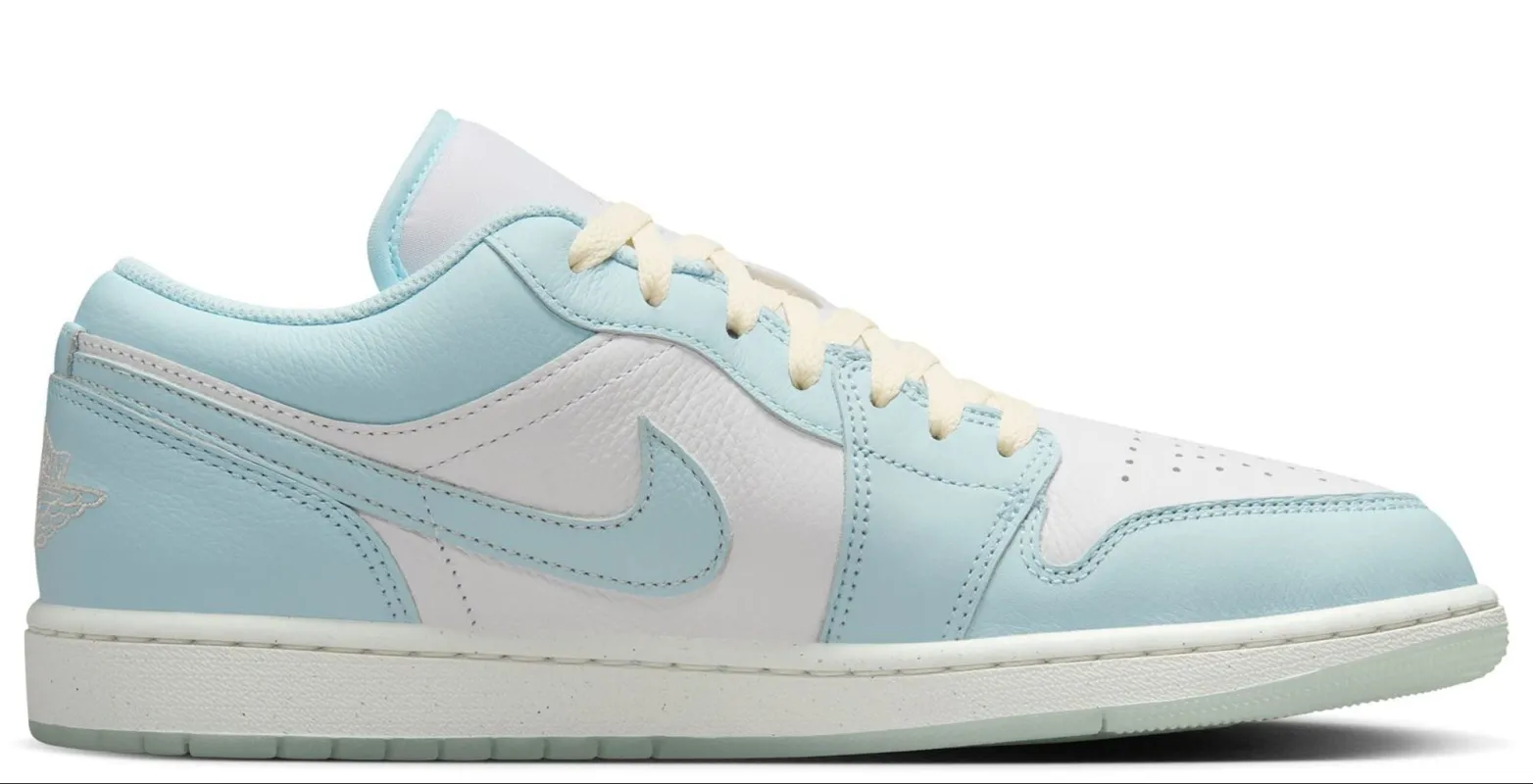 Men's Air Jordan Retro 1 Low Se 'Glacier Blue Summit White' sold by Zulily