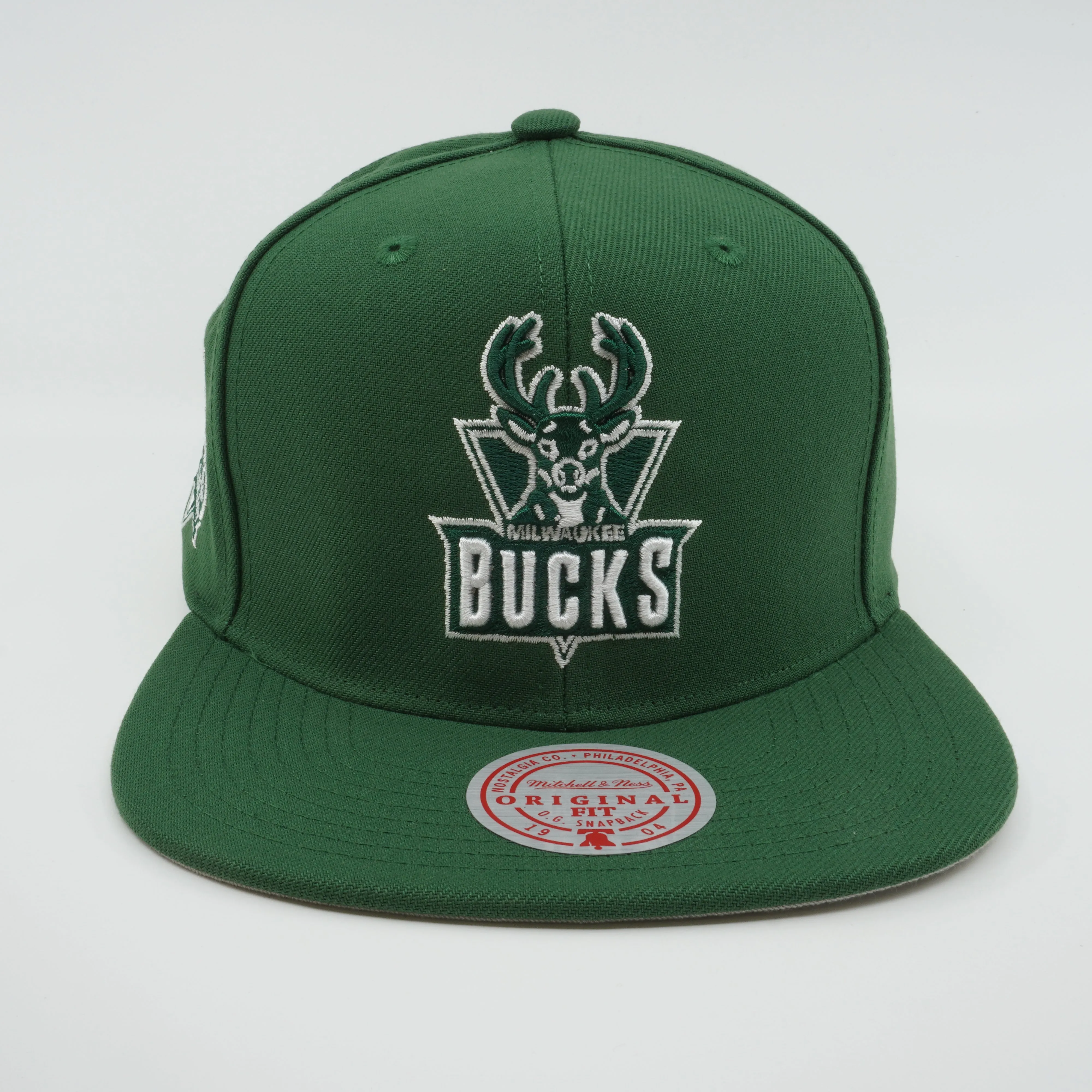 Men's Mitchell & Ness NBA Back To Basics Snapback Hwc Bucks - Green sold by Zulily product image thumbnail 2
