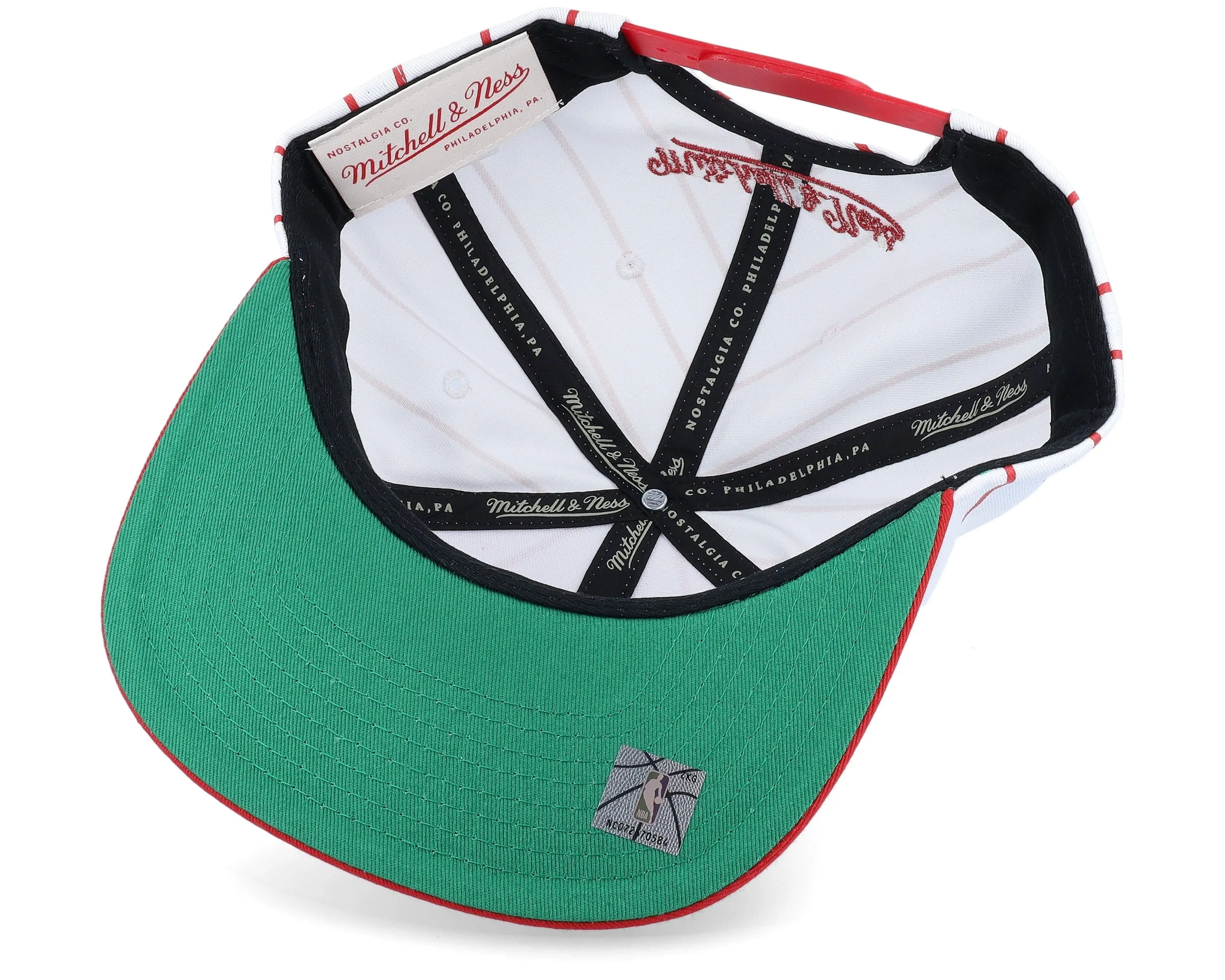 Men's Mitchell & Ness NBA Retro Pinstripe Snapback Hwc Rockets sold by Zulily product image thumbnail 5
