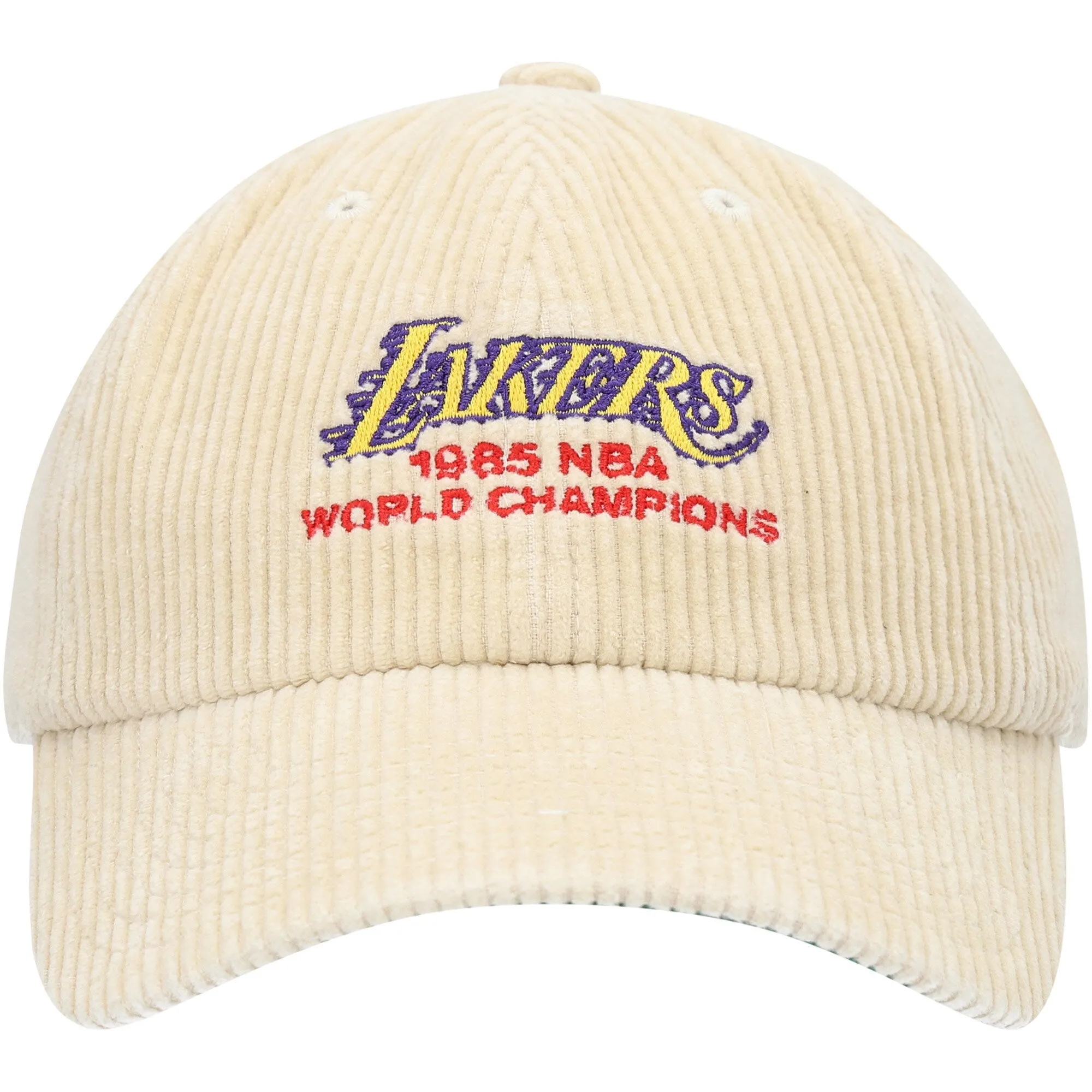 Men's Mitchell & Ness NBA 1985 World Champs Dad Strapback Hwc Lakers - Khaki sold by Zulily product image thumbnail 2