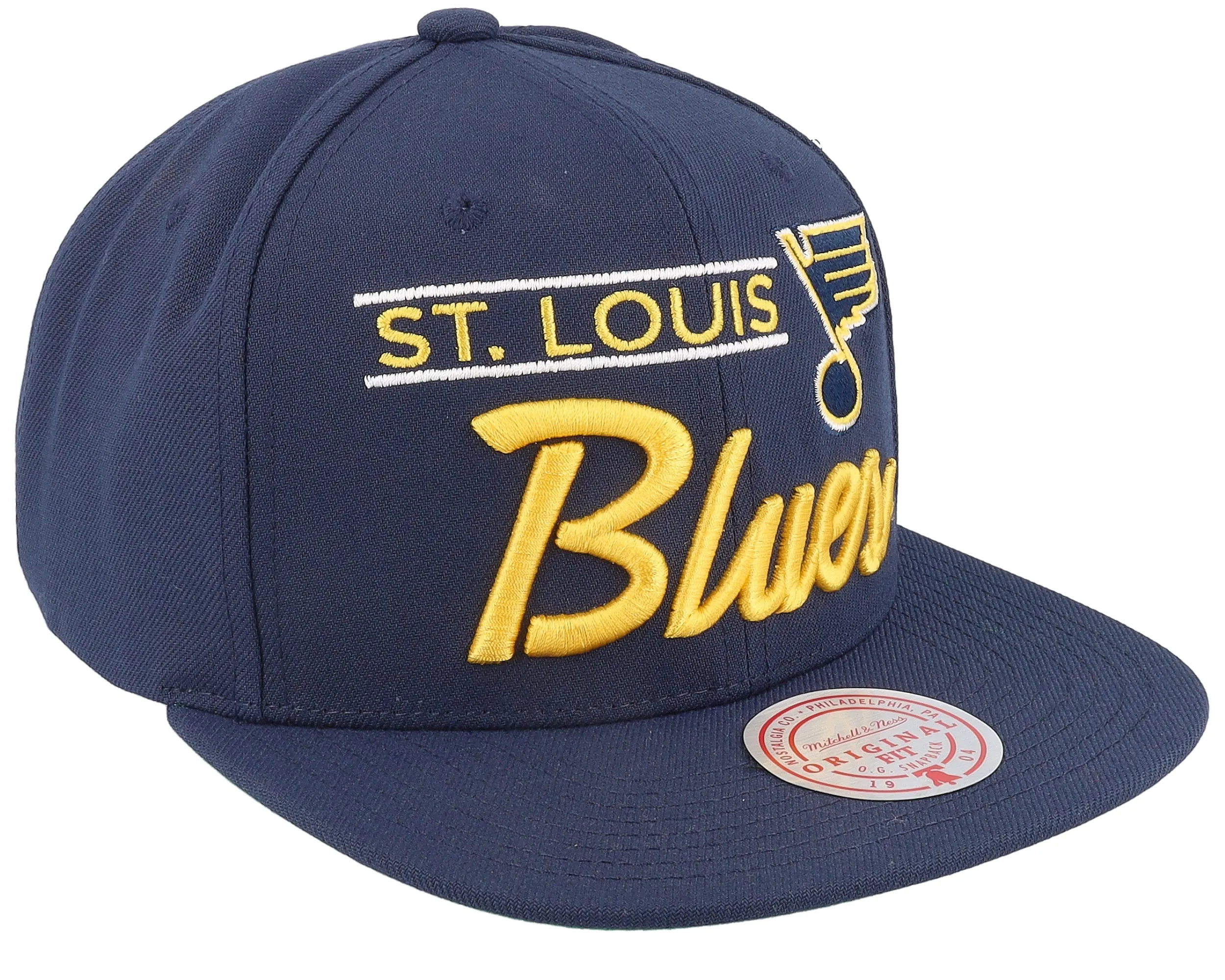 Men's Mitchell & Ness Nhl Retro Lock Up Snapback Blues sold by Zulily product image thumbnail 2