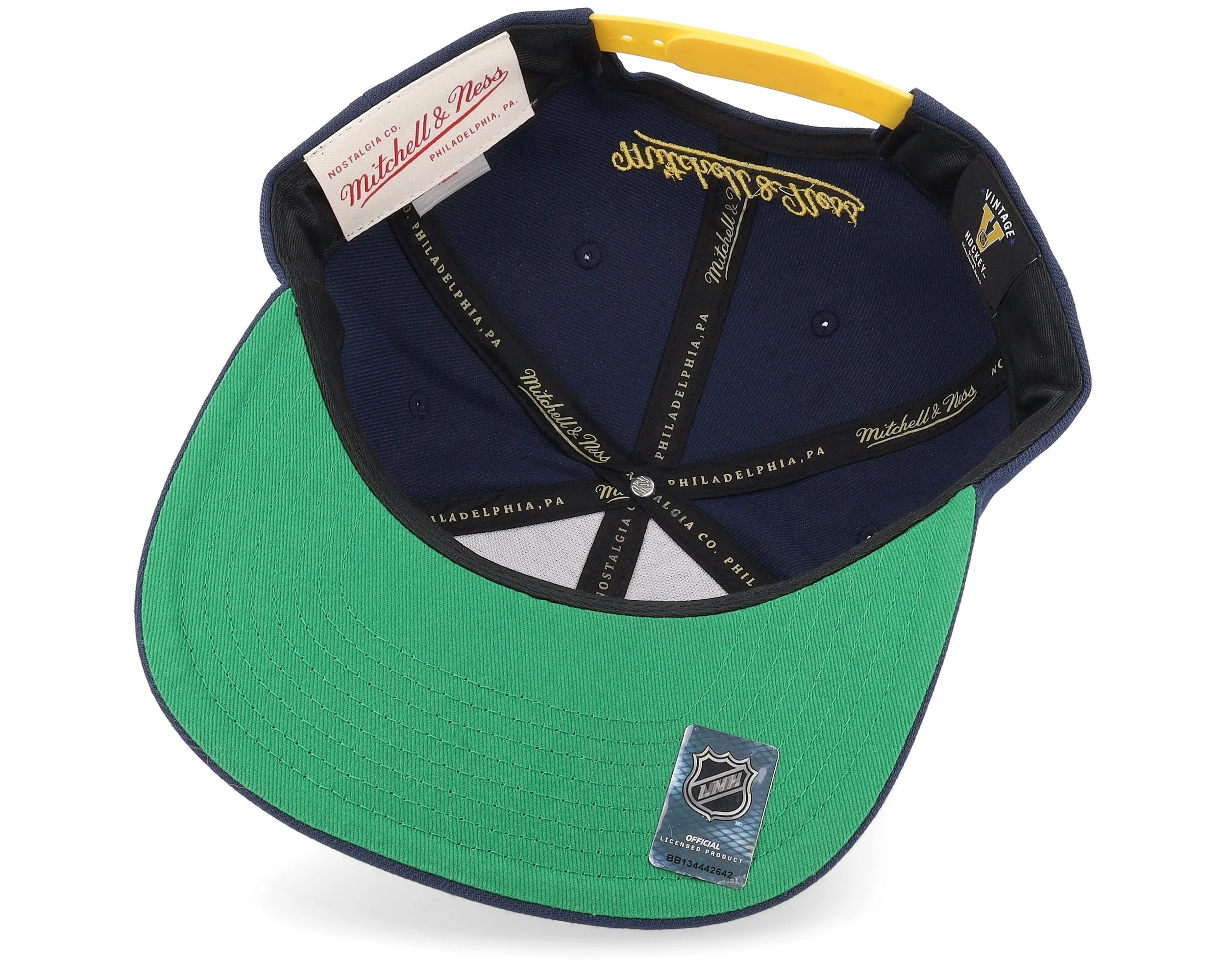 Men's Mitchell & Ness Nhl Retro Lock Up Snapback Blues sold by Zulily product image thumbnail 3