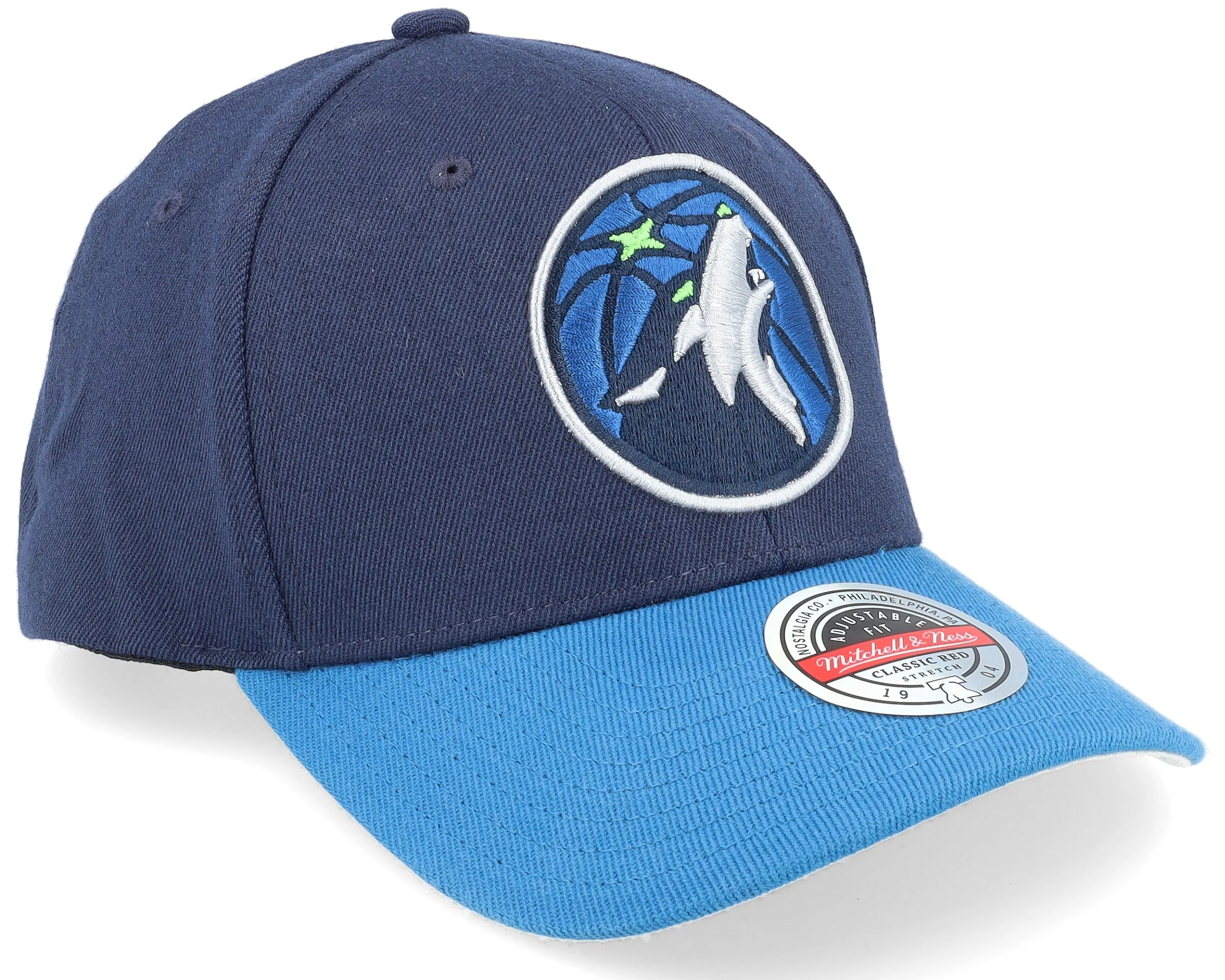 Men's Mitchell & Ness NBA Team 2 Tone 2.0 Stretch Snapback NBA Timberwolves sold by Zulily