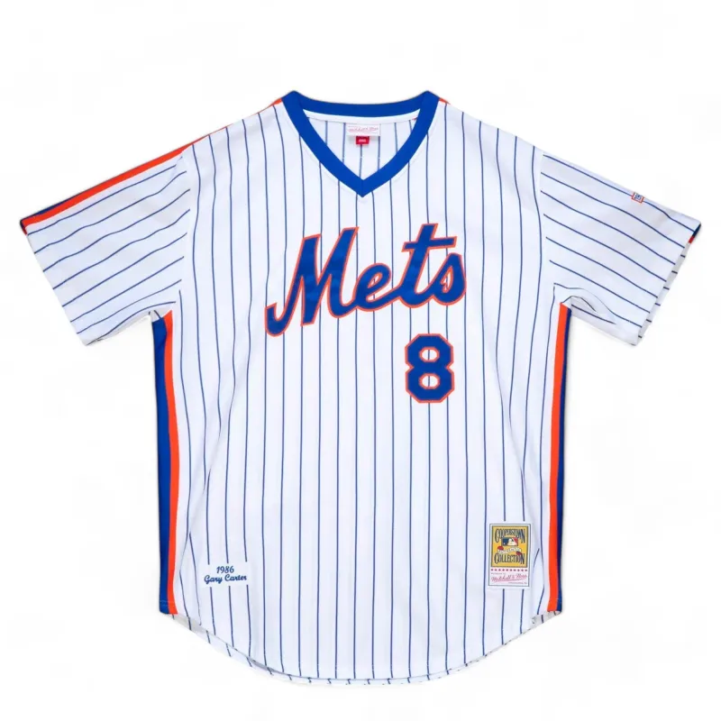 Men's Mitchell & Ness MLB Home Jersey Mets 1986 Gary Carter sold by Zulily