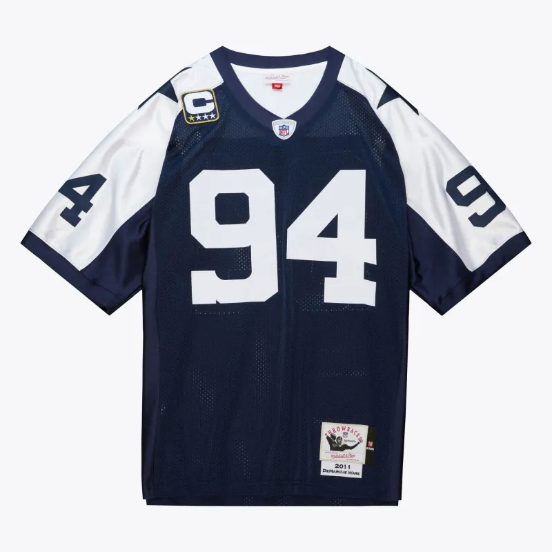 Men's Mitchell & Ness NFL Authentic Jersey Cowboys 11 Demarcus Ware sold by Zulily