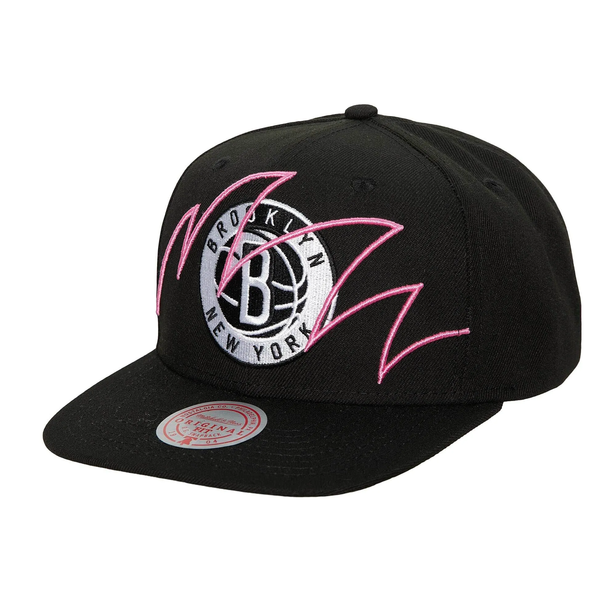 Men's Mitchell & Ness NBA Shark Bite Snapback Nets sold by Zulily