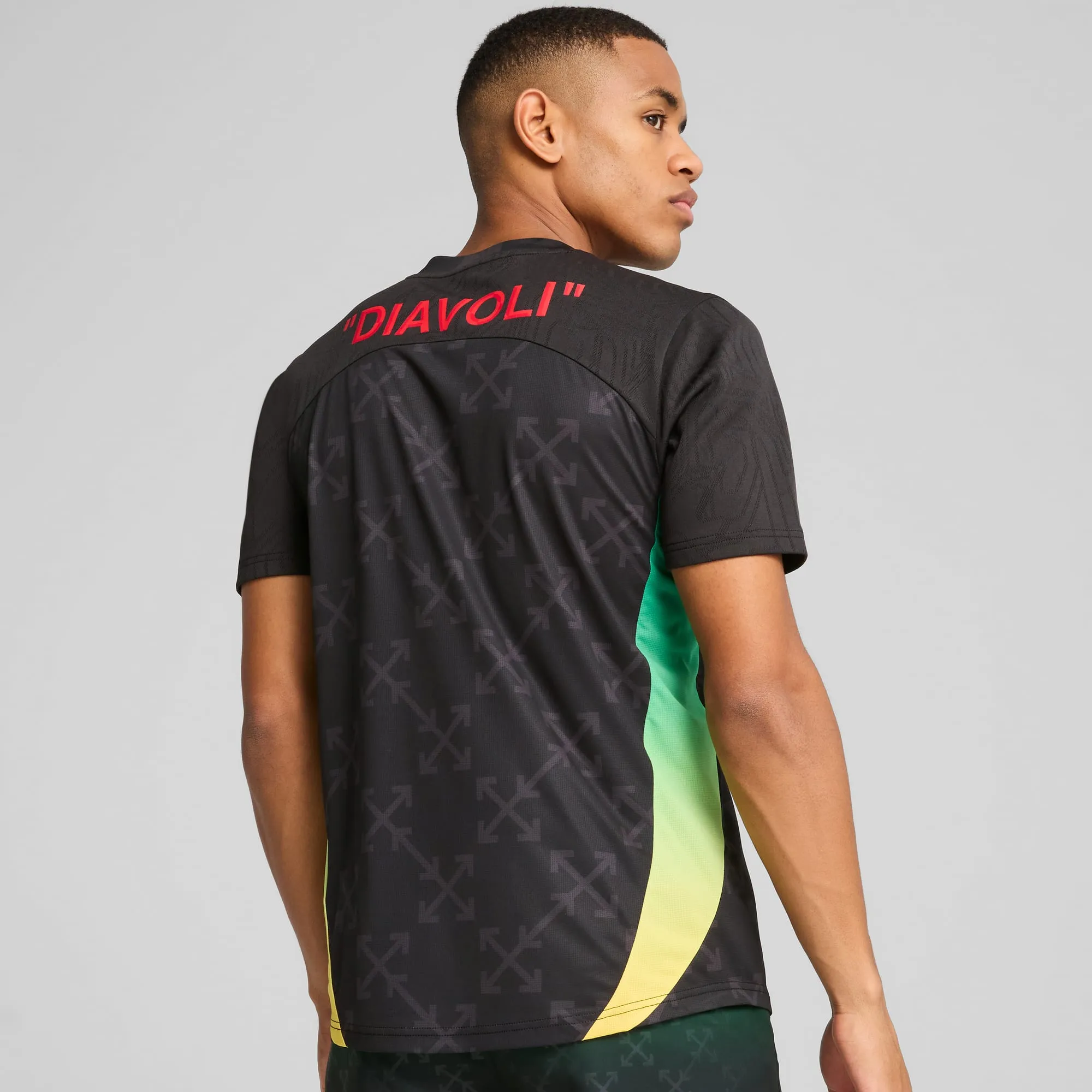 Men's Puma Acm X Off-White Prematch Ss Jersey sold by Zulily product image thumbnail 4