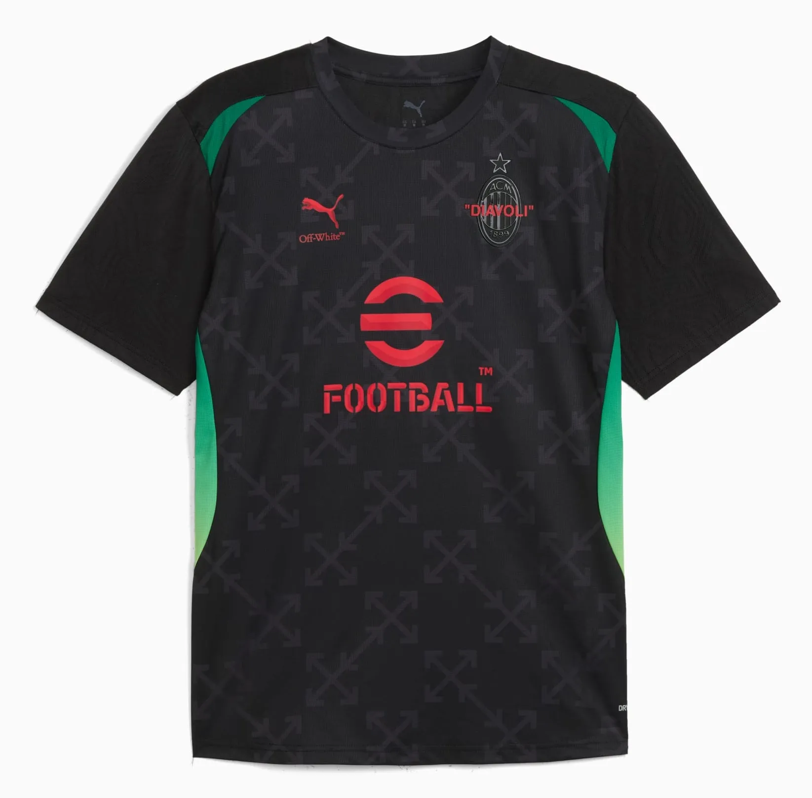 Men's Puma Acm X Off-White Prematch Ss Jersey sold by Zulily