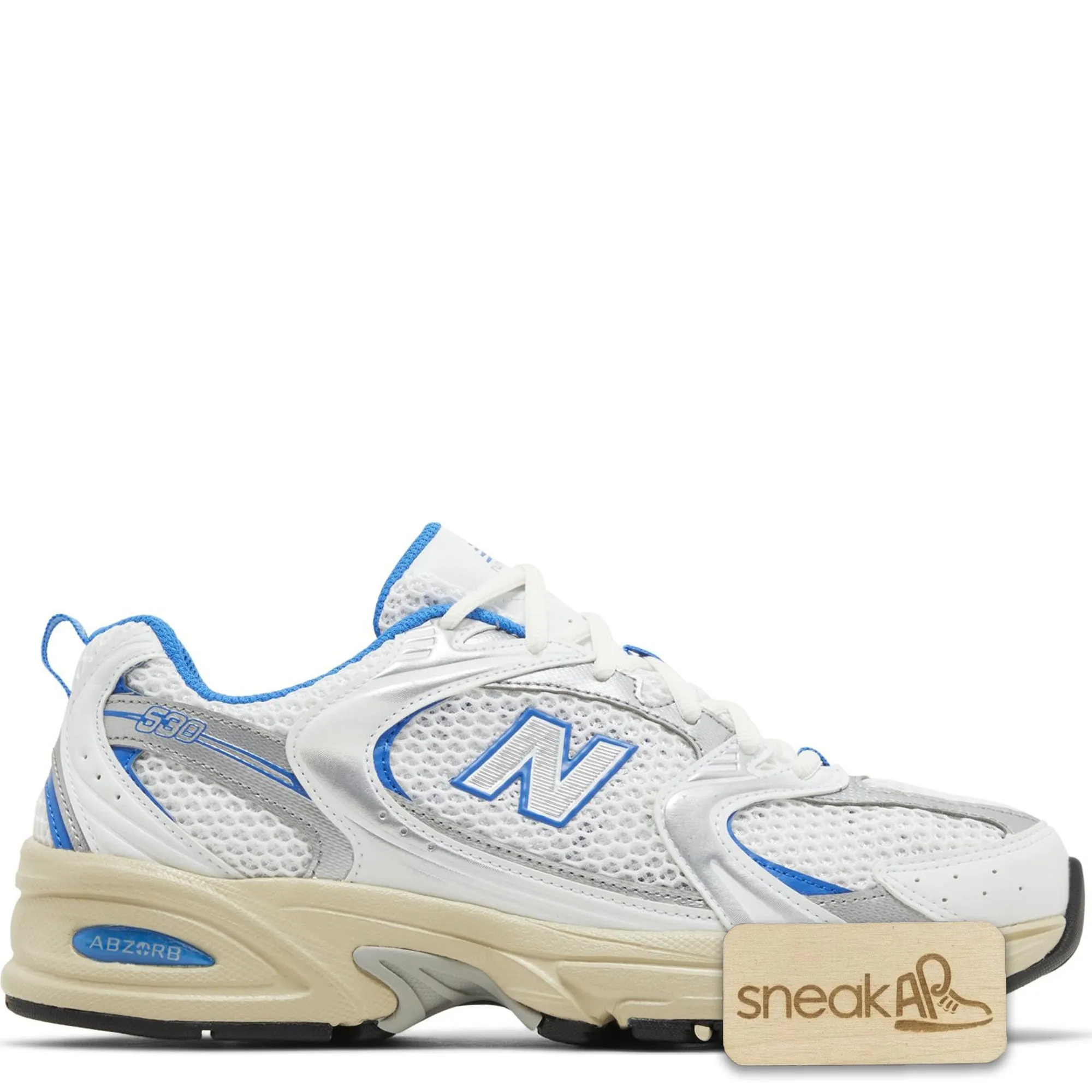 Men's New Balance 530 'White Blue Oasis' sold by Zulily