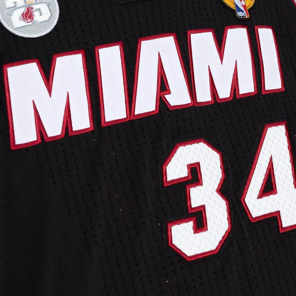 Mitchell & Ness NBA Road Finals Jersey Miami Heat 2012 Ray Allen sold by Zulily product image thumbnail 3